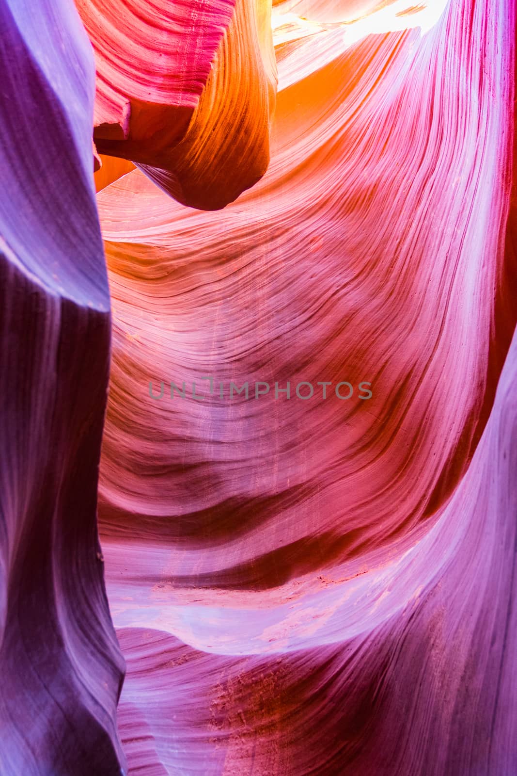 Antelope Canyon in the Navajo Reservation near Page, Arizona, USA