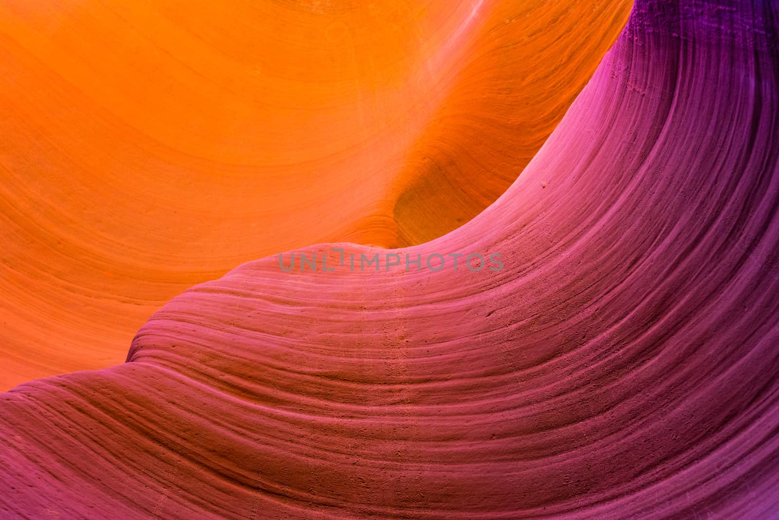 Antelope Canyon in the Navajo Reservation near Page, Arizona, USA