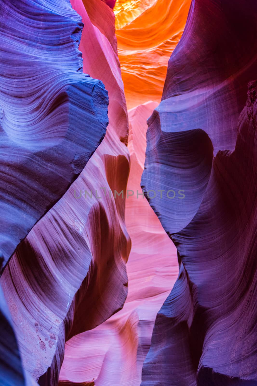 Antelope Canyon in the Navajo Reservation near Page, Arizona, USA