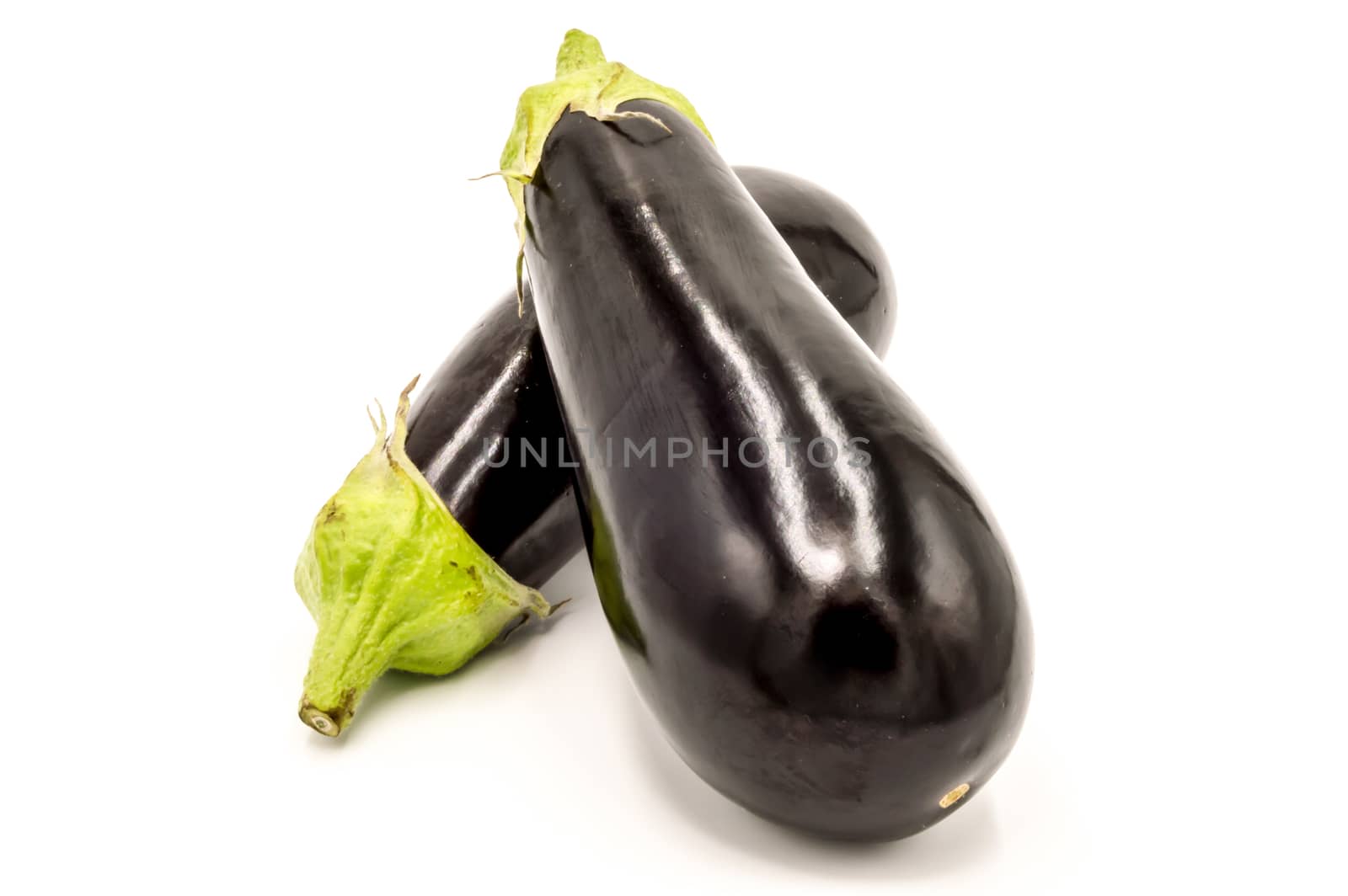 Eggplant or aubergine vegetable isolated  by Philou1000