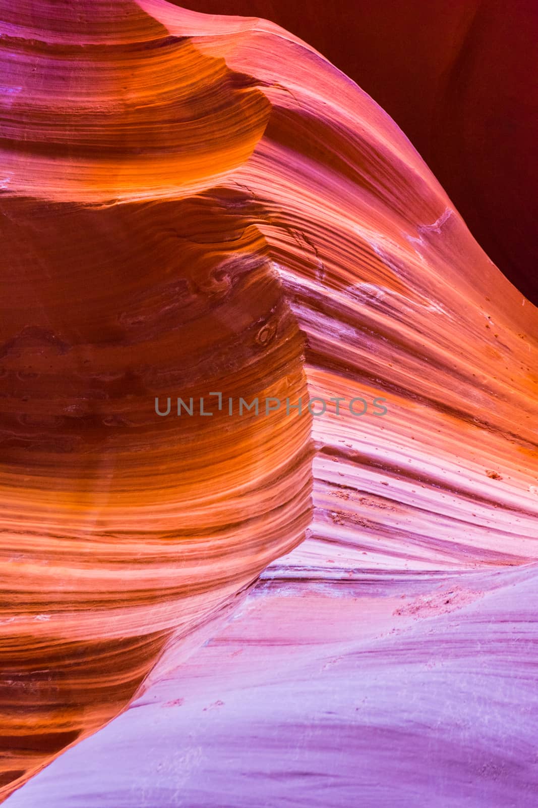 Antelope Canyon in the Navajo Reservation near Page, Arizona, USA