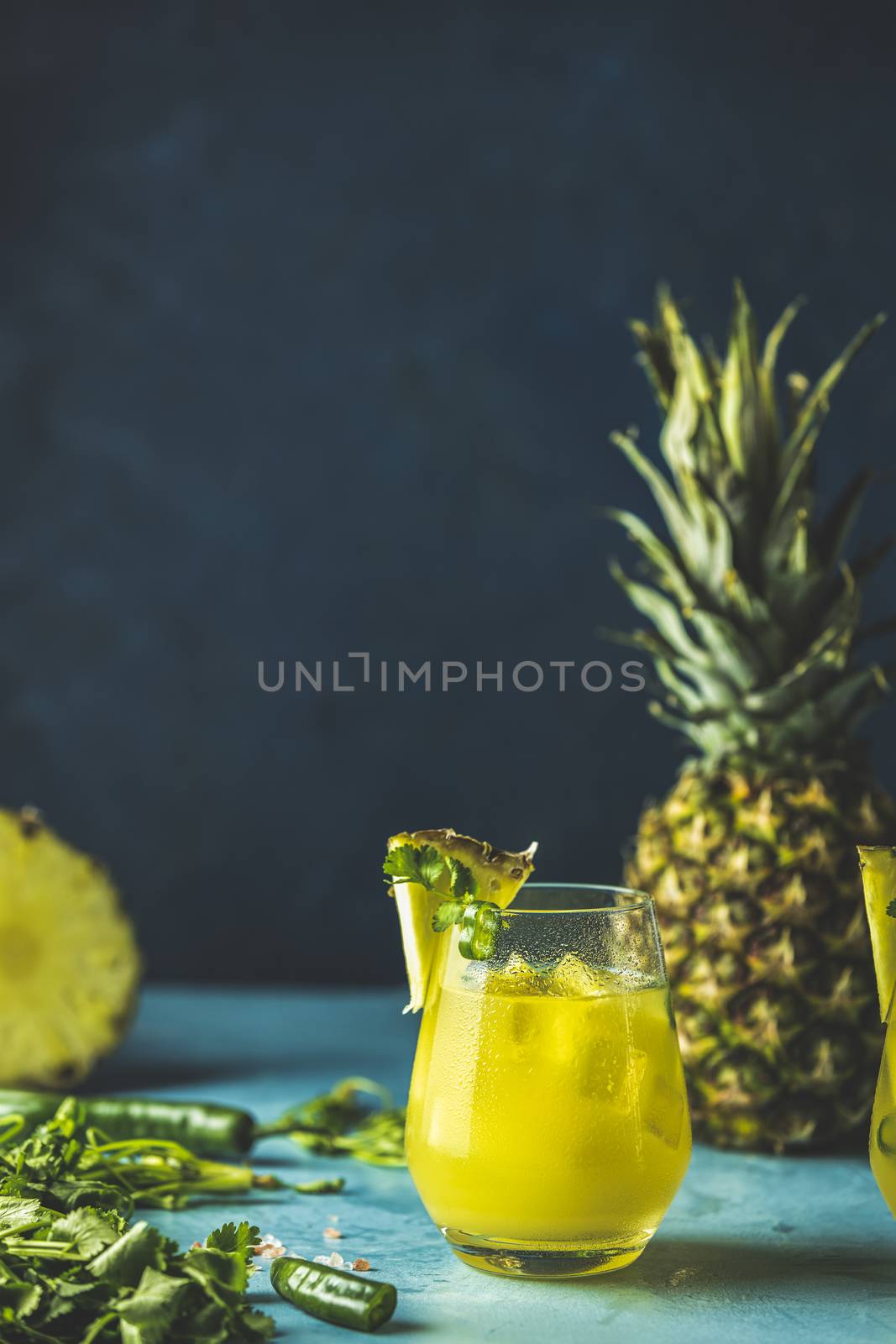 Spicy pineapple jalapeno mezcalita or margarita for Cinco de May by ArtSvitlyna