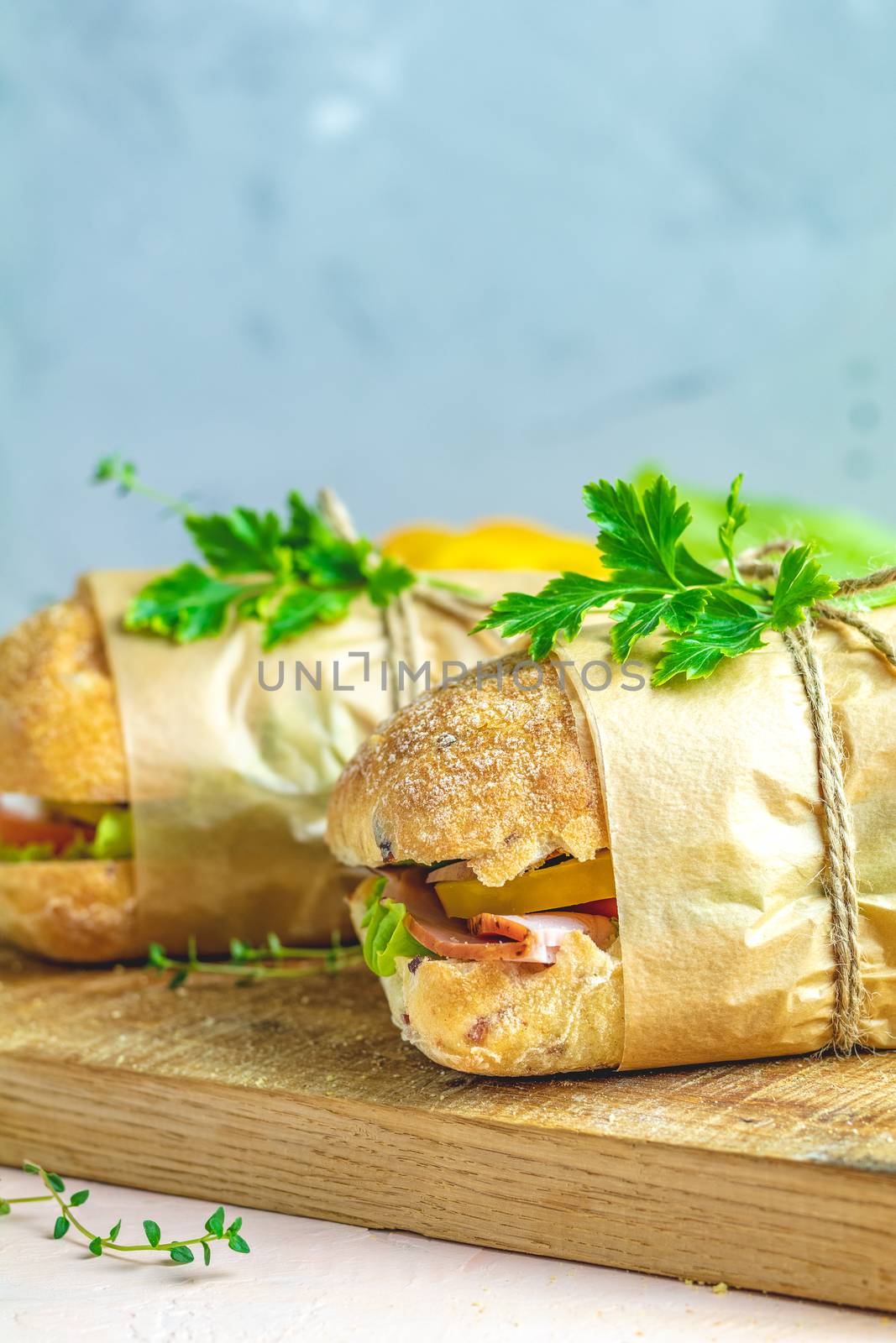 Italian porchetta sandwich by ArtSvitlyna