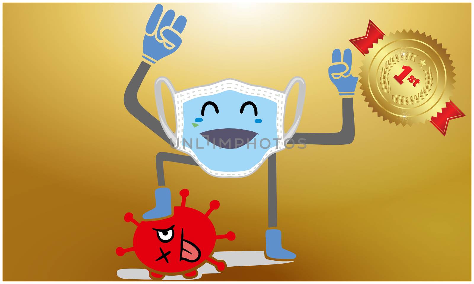 protection mask kills the germs and become winner by aanavcreationsplus