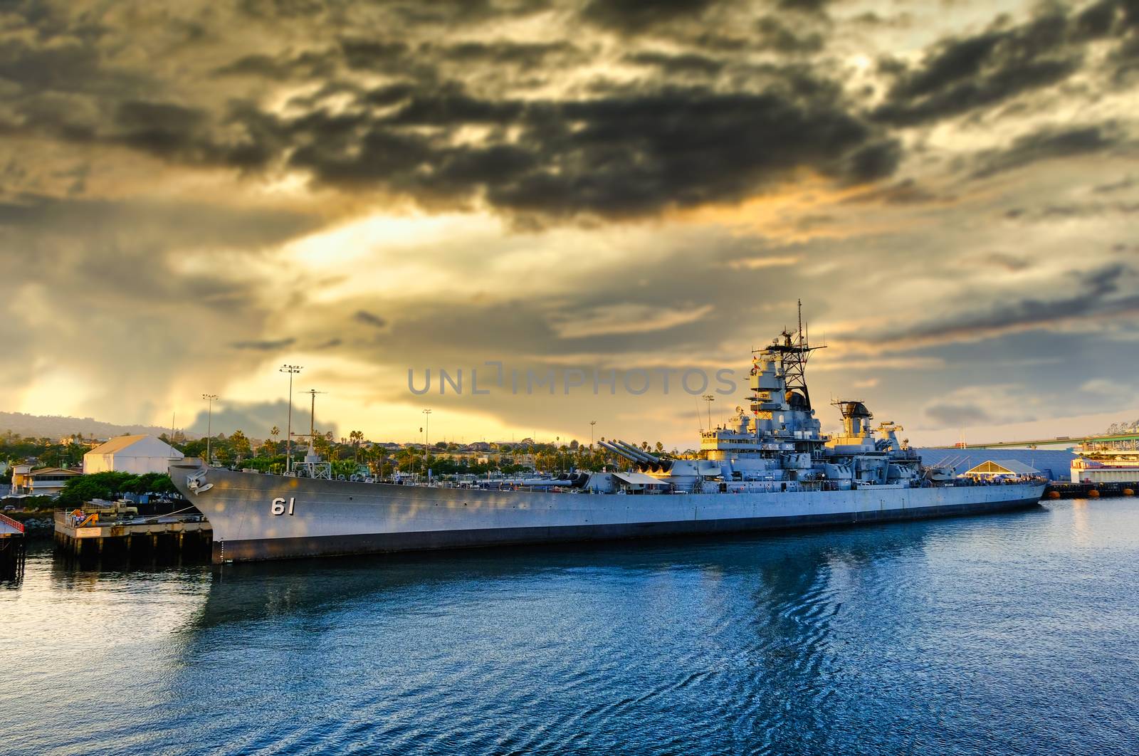 Battleship USS Iowa by dbvirago