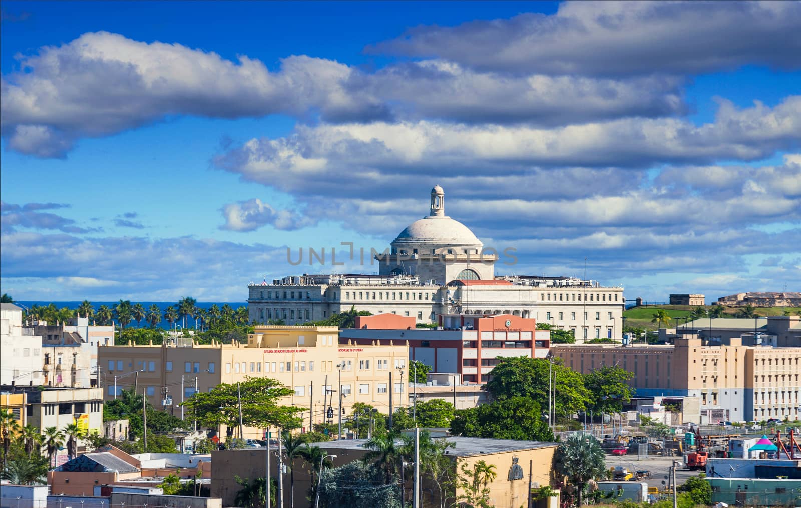 Coastal Buildings in San Juan Puerto Rico by dbvirago