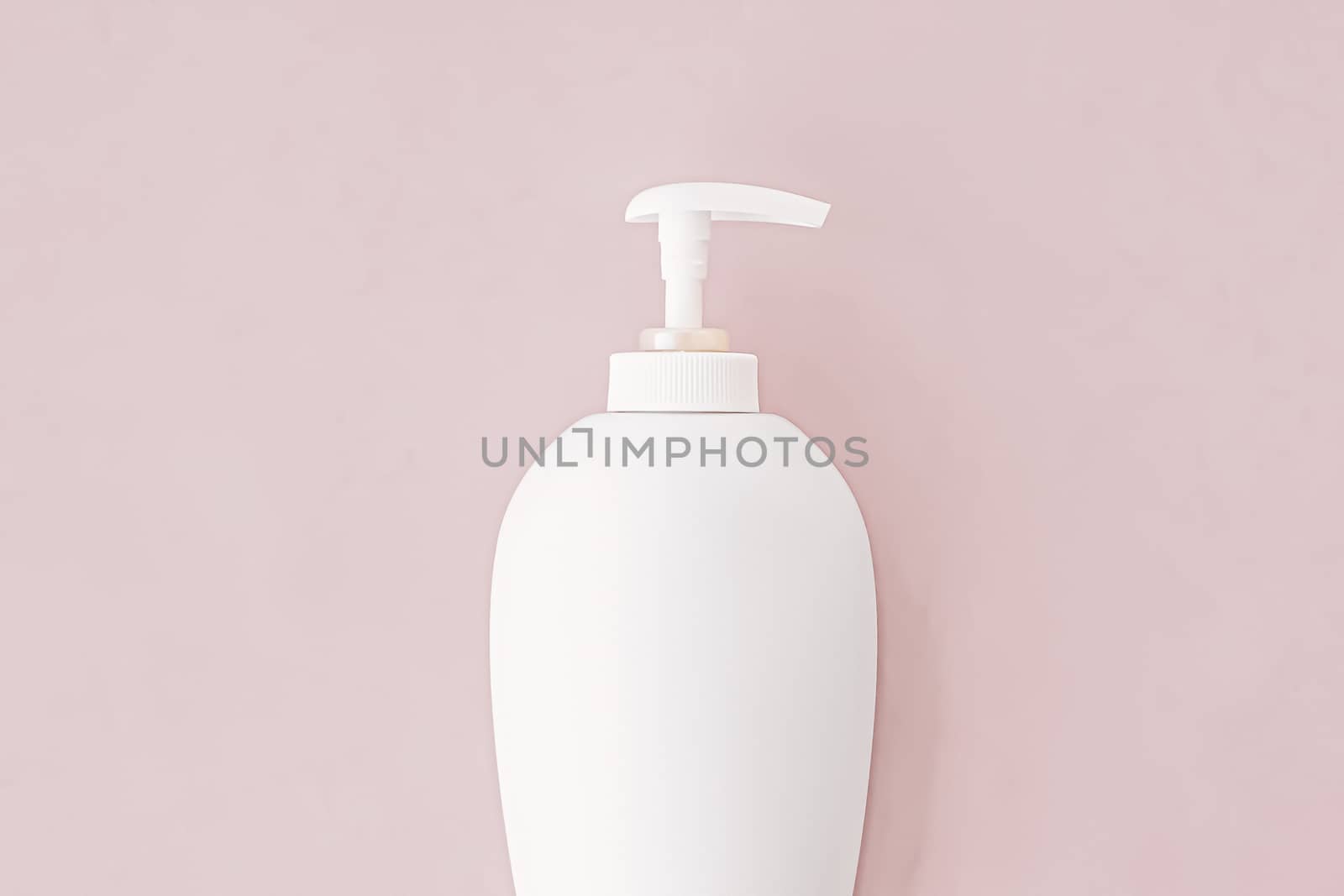 Bottle of antibacterial liquid soap and hand sanitizer on beige background, hygiene product and health care by Anneleven