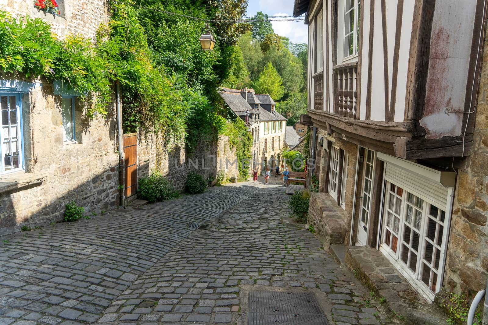 Dinan historic town in France Bretagne by javax