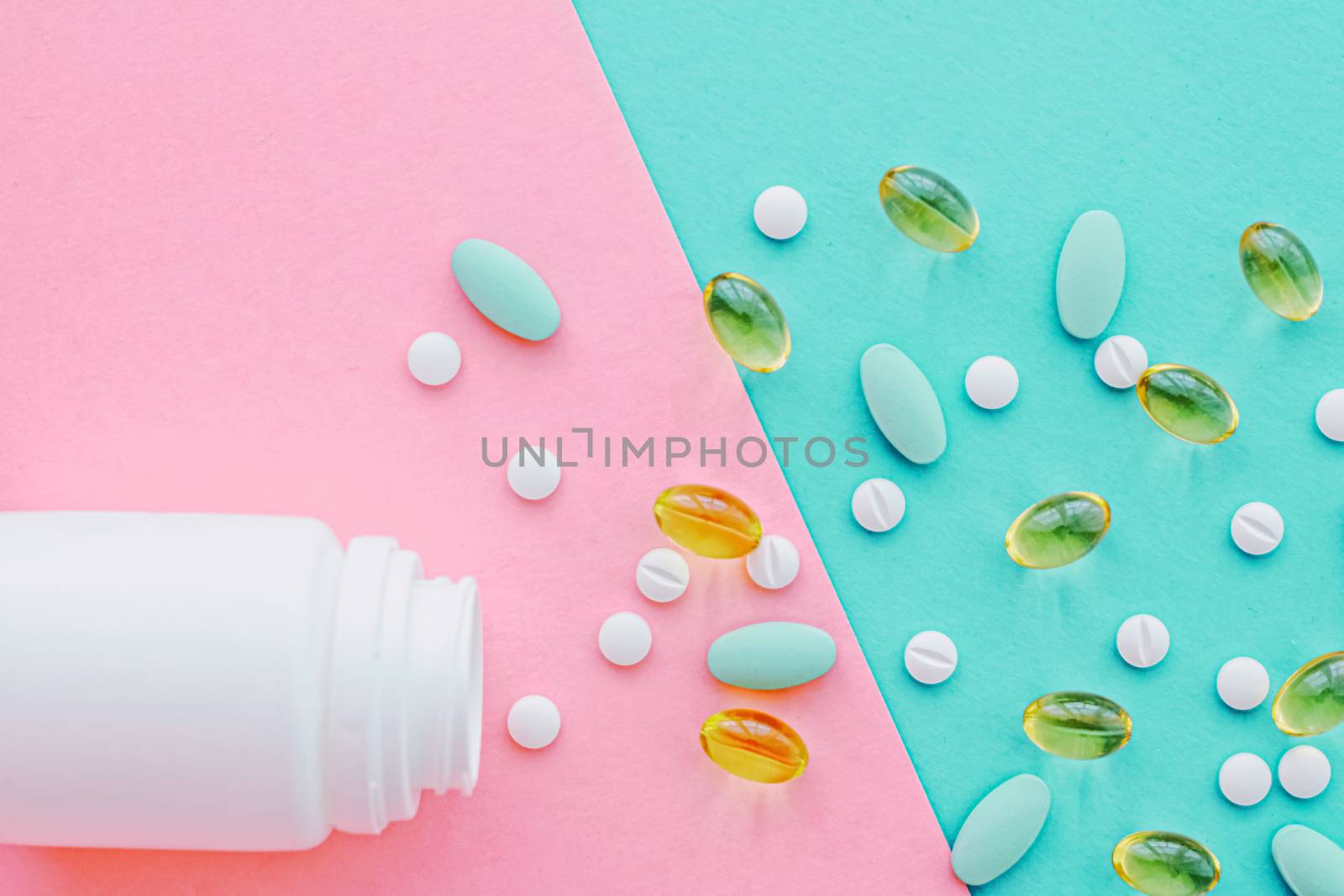 Medical pills and drugs, medicine for health care and clinical therapy