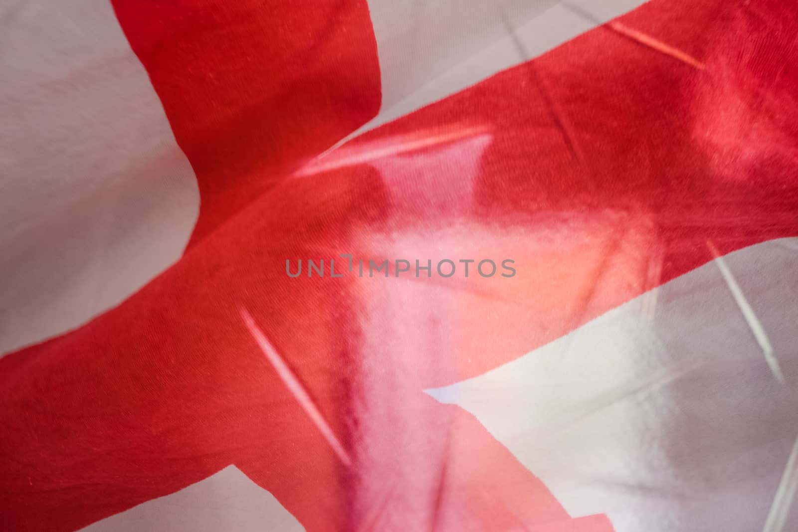 Flag of St George in abtract pattern background by paddythegolfer