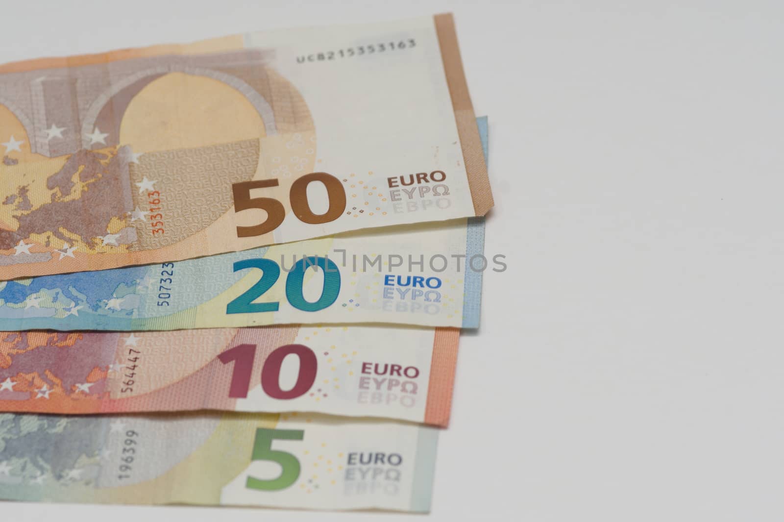 close up of euro money banknotes by paddythegolfer