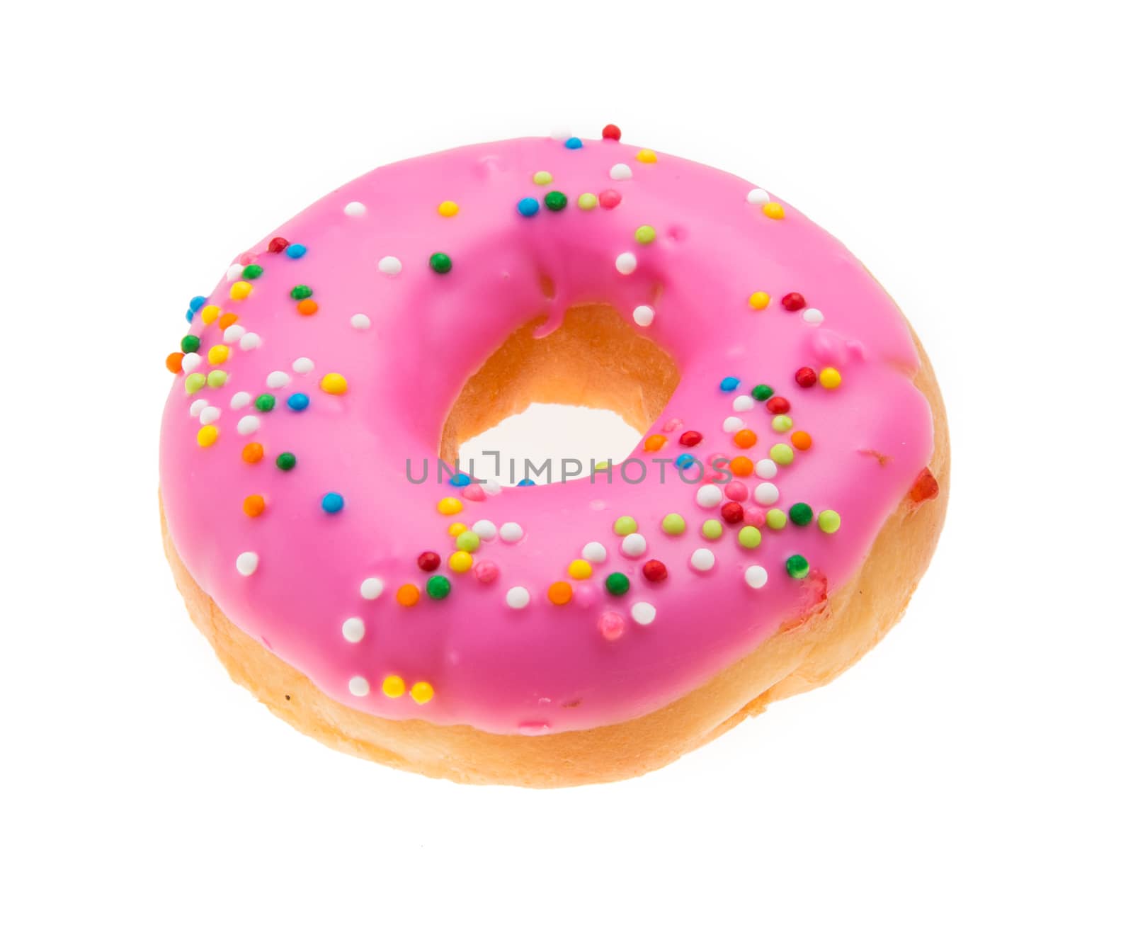 Doughnuts isolated on white background