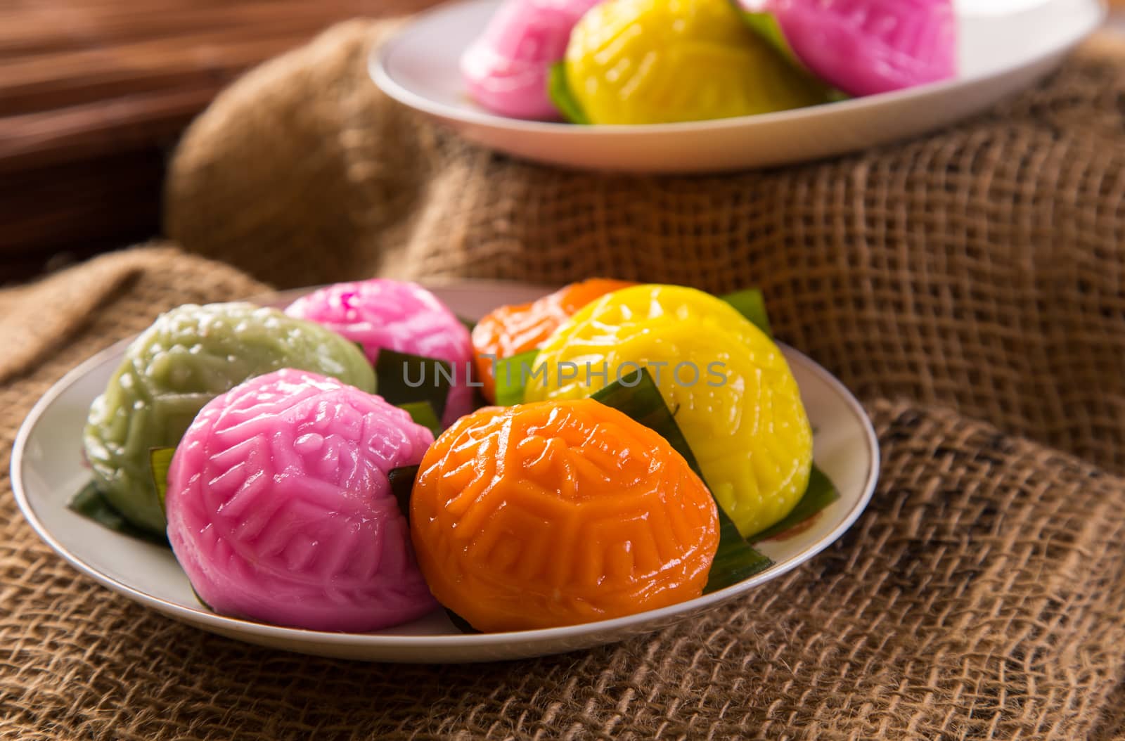 Ang ku kueh or chinese red tortoise cake is a traditional Asian dessert pudding made from glutinous rice flour with a salty or sweet filling