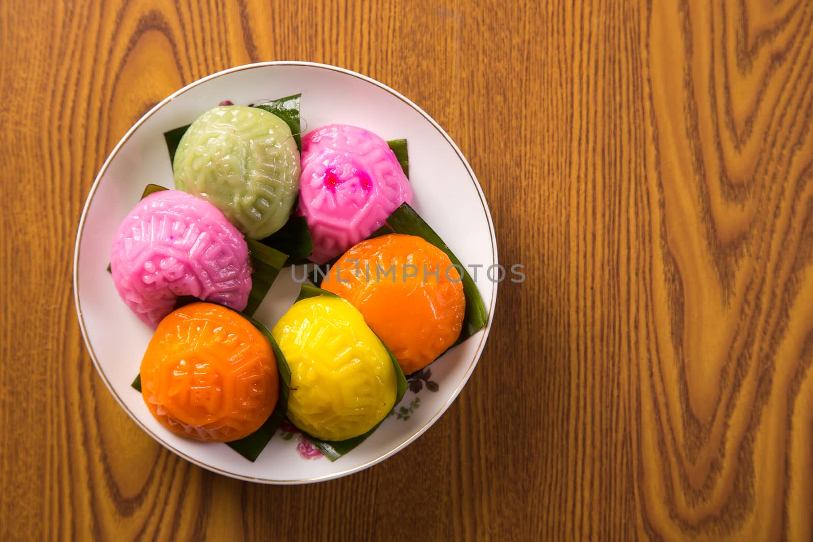 Ang ku kueh or chinese red tortoise cake is a traditional Asian dessert pudding made from glutinous rice flour with a salty or sweet filling