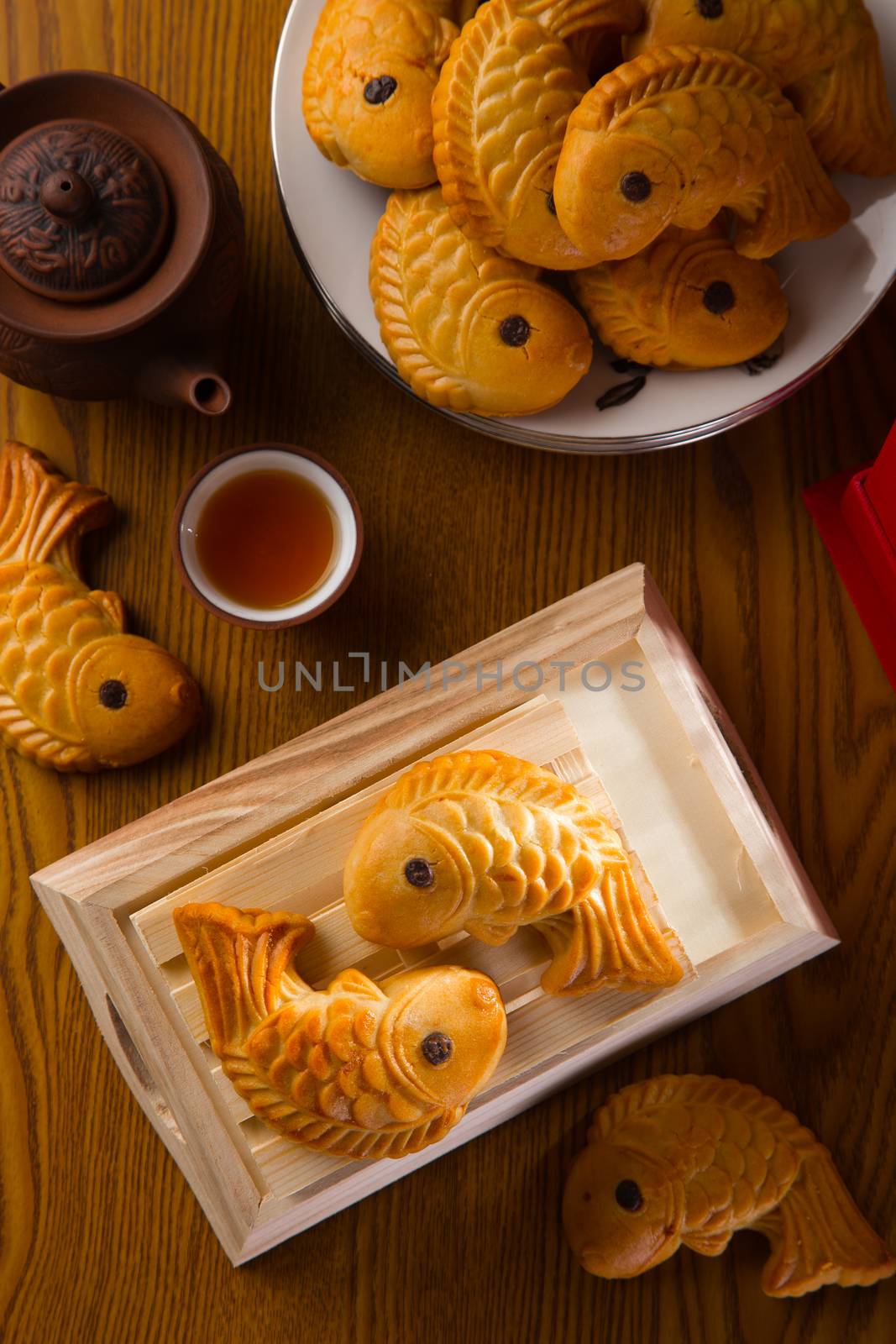chinese mooncake biscuit by tehcheesiong