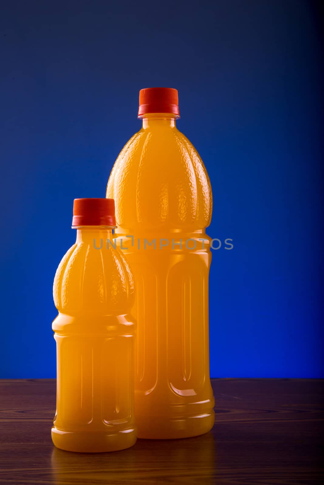 Bottle of an orange juice