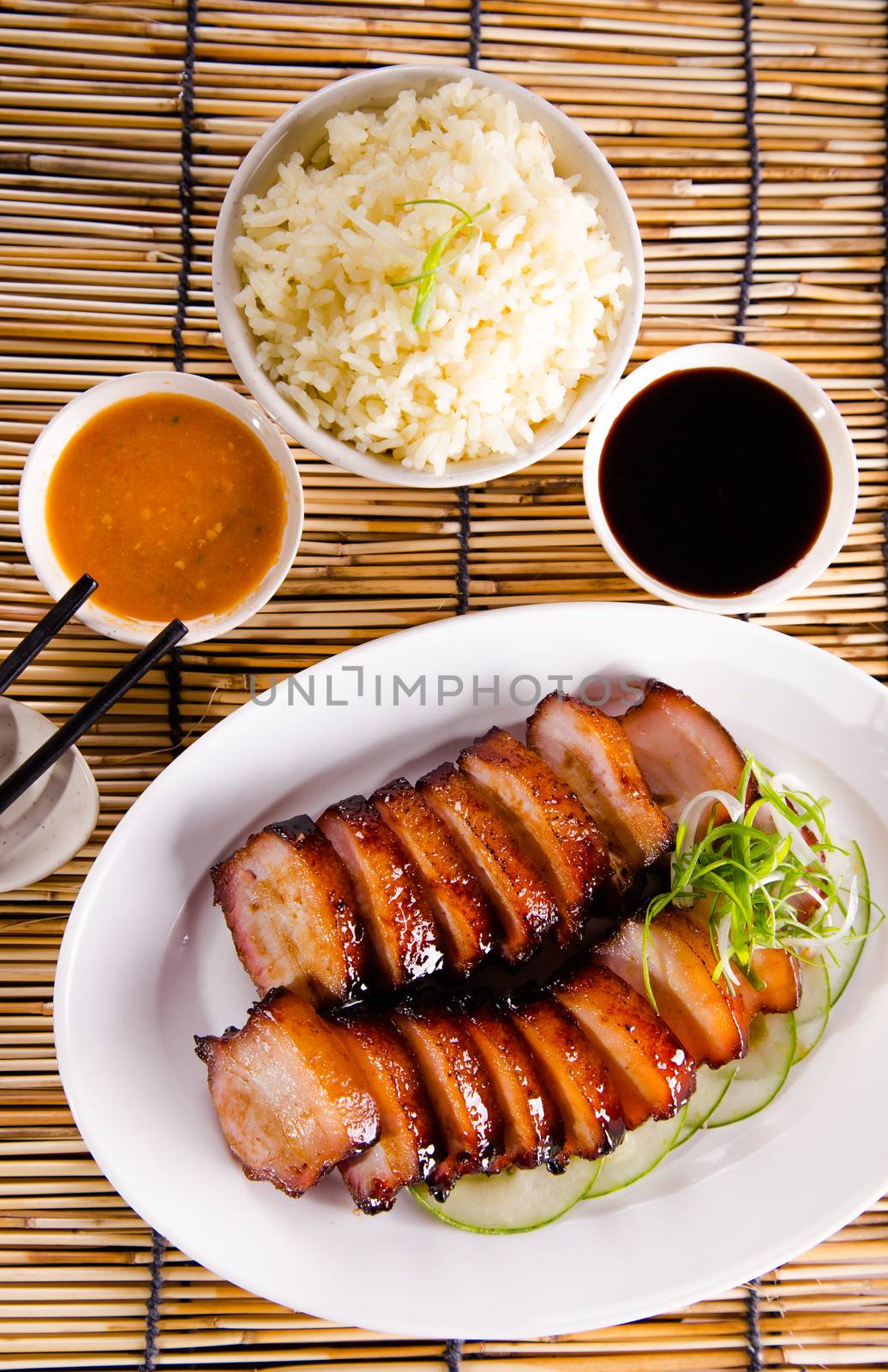 chinese bbq sweet pork by tehcheesiong