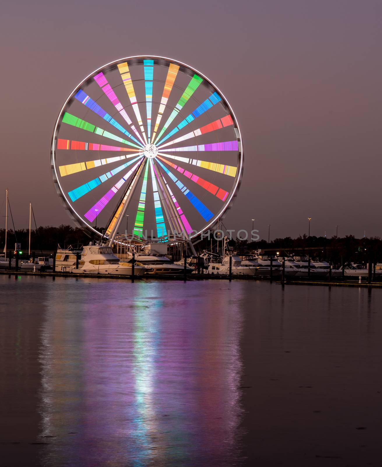 Ferris wheel at National Harbor in Maryland outside Washington DC by steheap