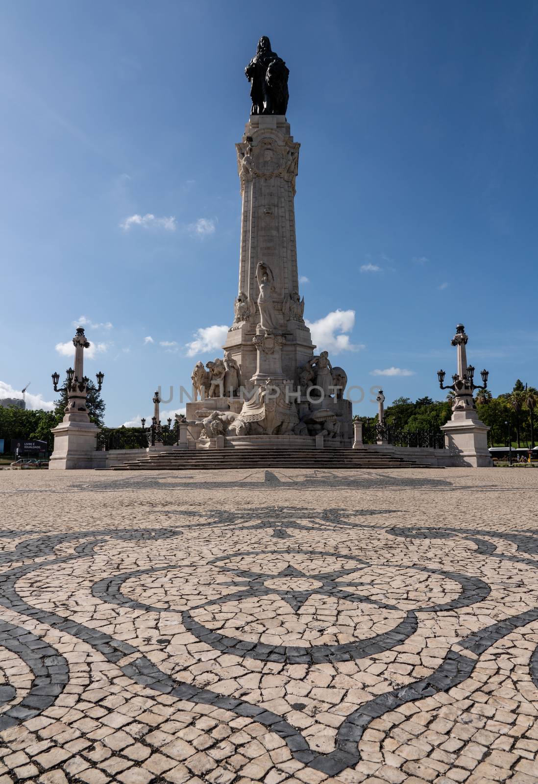 Marques de Pombal statue in Lisbon by steheap