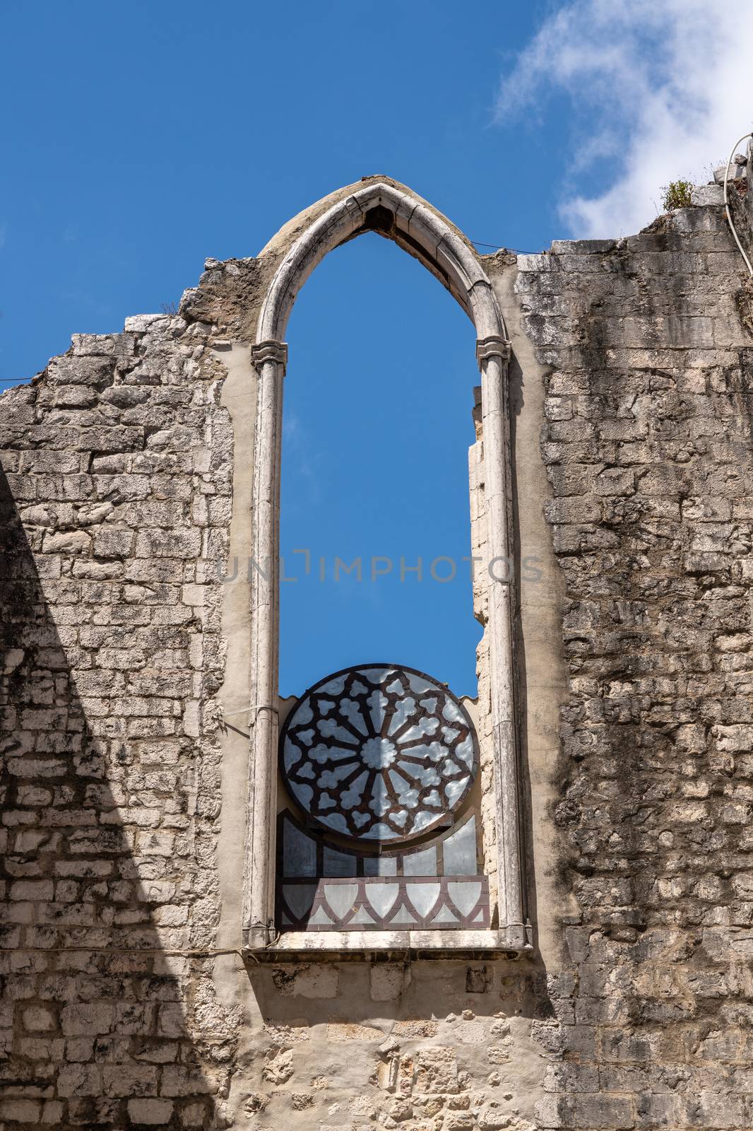 Convent of Carmo in Lisbon damaged in the major earthquake in 1755