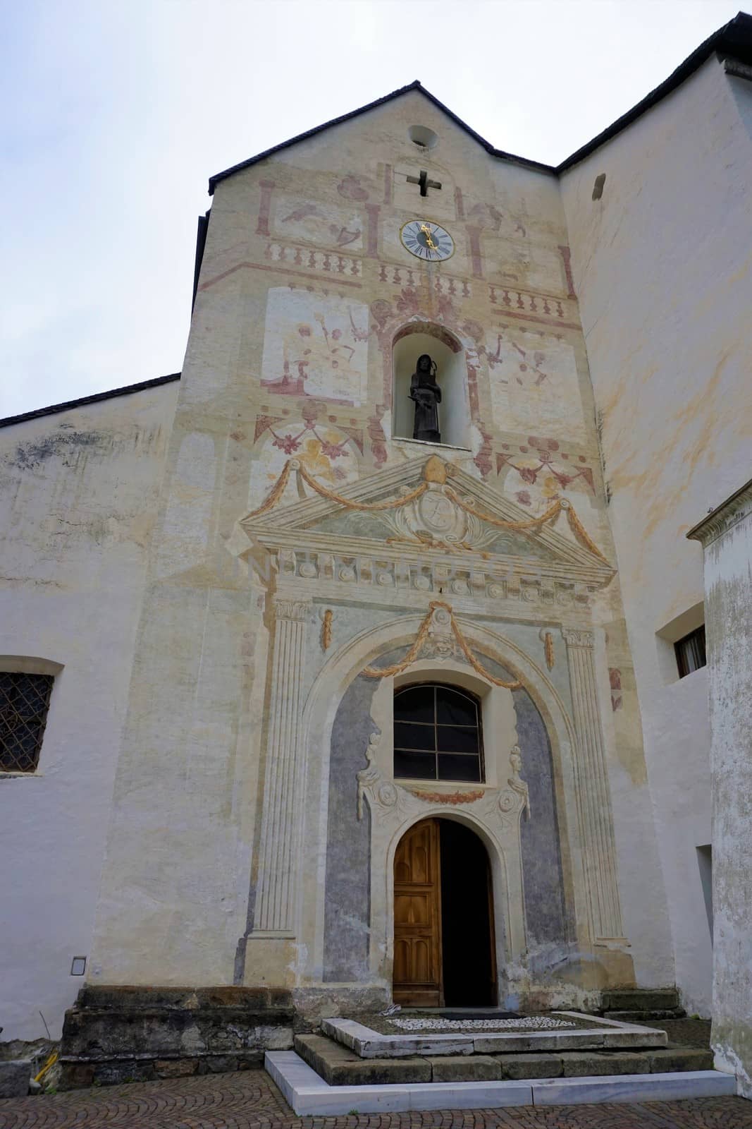 Marienberg Abbey in beautiful Vinschgau, South Tyrol, Italy
