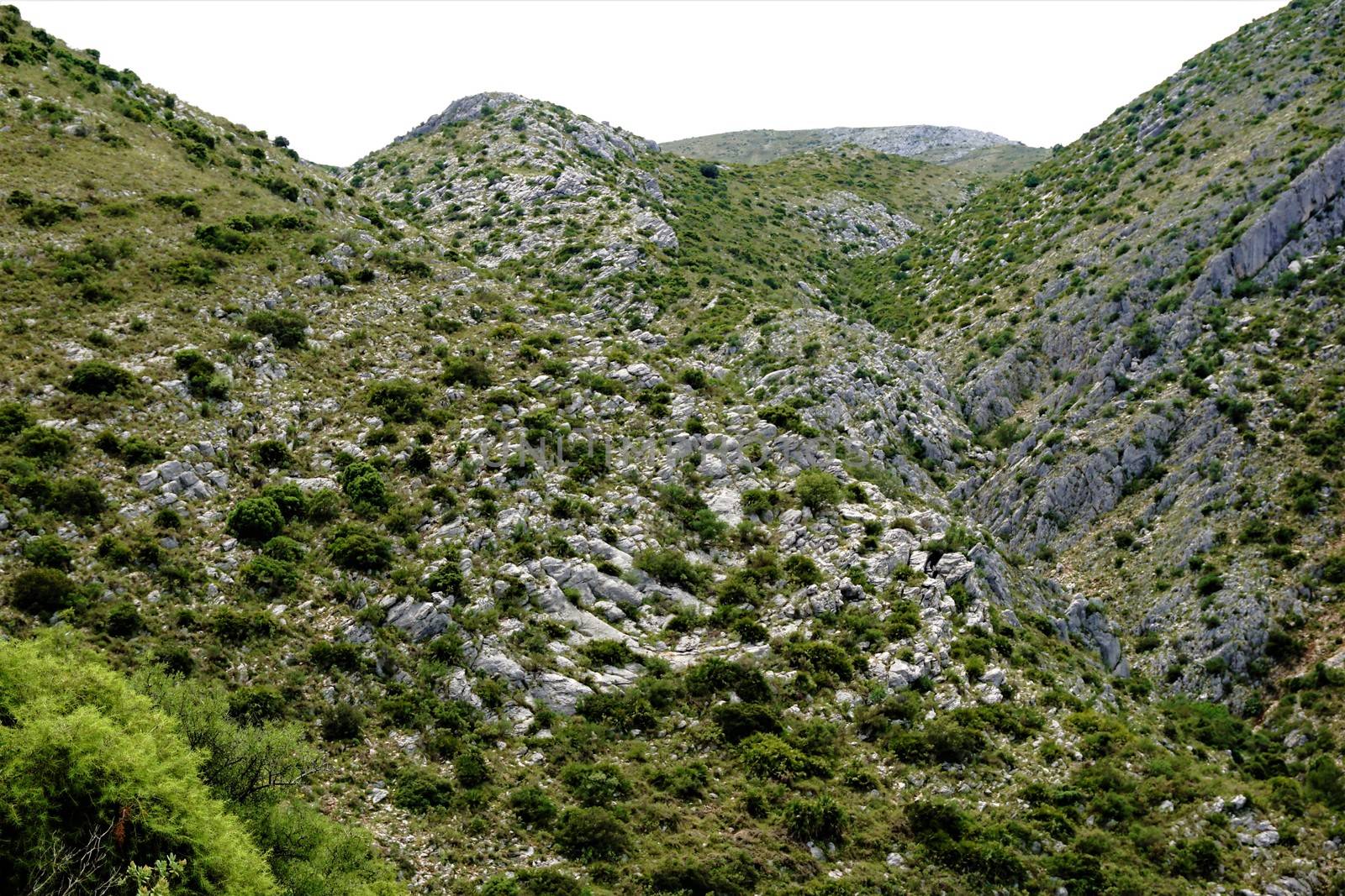 Hills in the Sierra del Penon near Benigembla by pisces2386