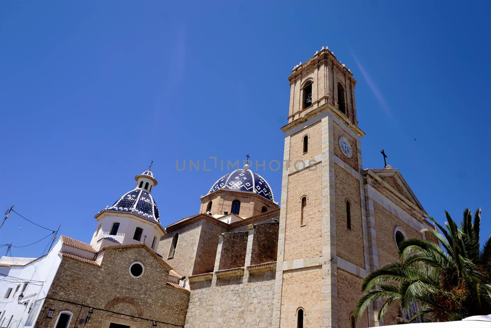 Beautiful church Our Lady of Solace in Altea, Spain