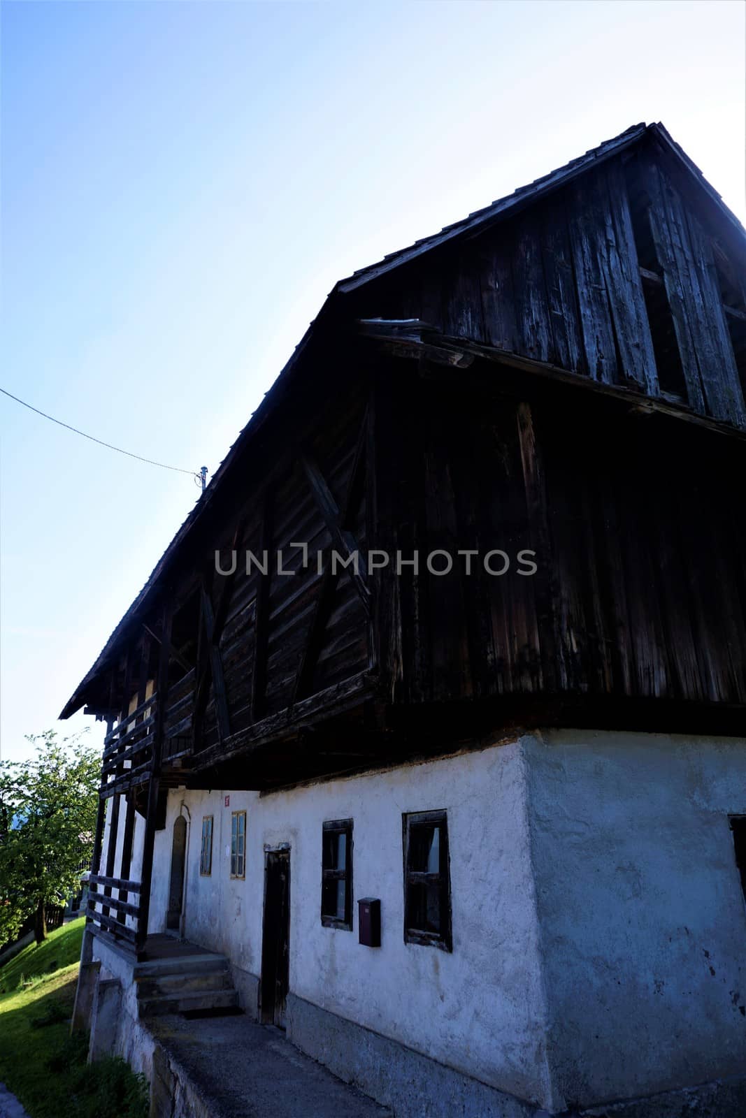 Very old house in Zasip near Bled, Slovenia