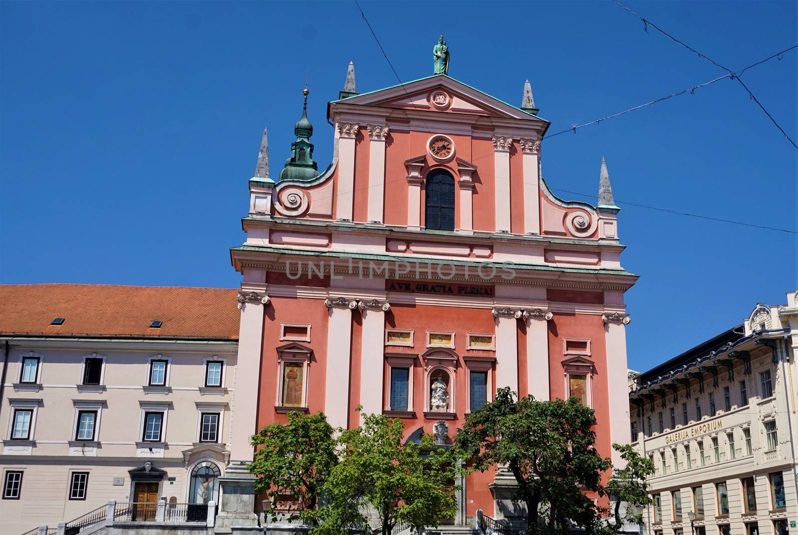 Franciscan Church of the Annunciation Ljubljana, Slovenia