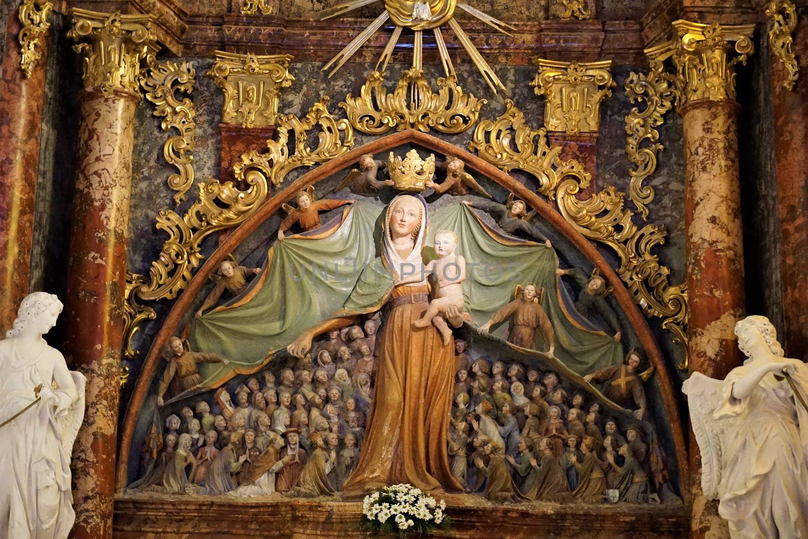 The Virgin of Mercy in the parish church of Ptujska Gora by pisces2386