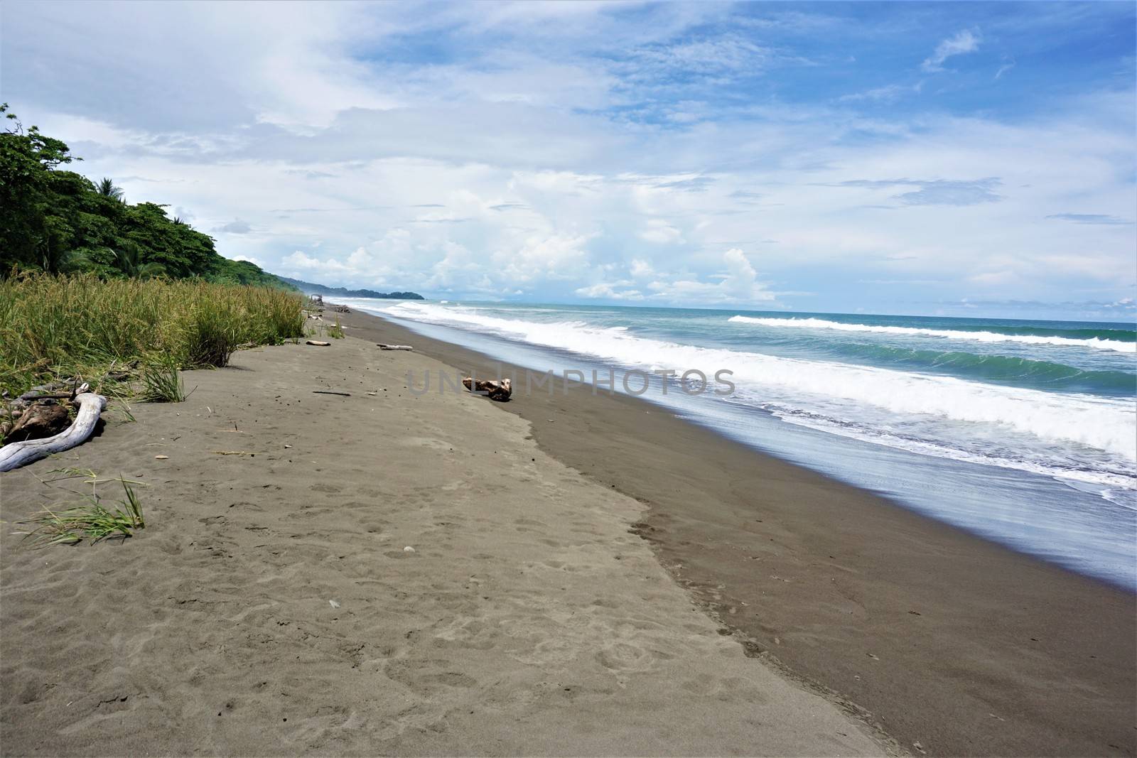 A beautiful and relaxing beach in Costa Rica