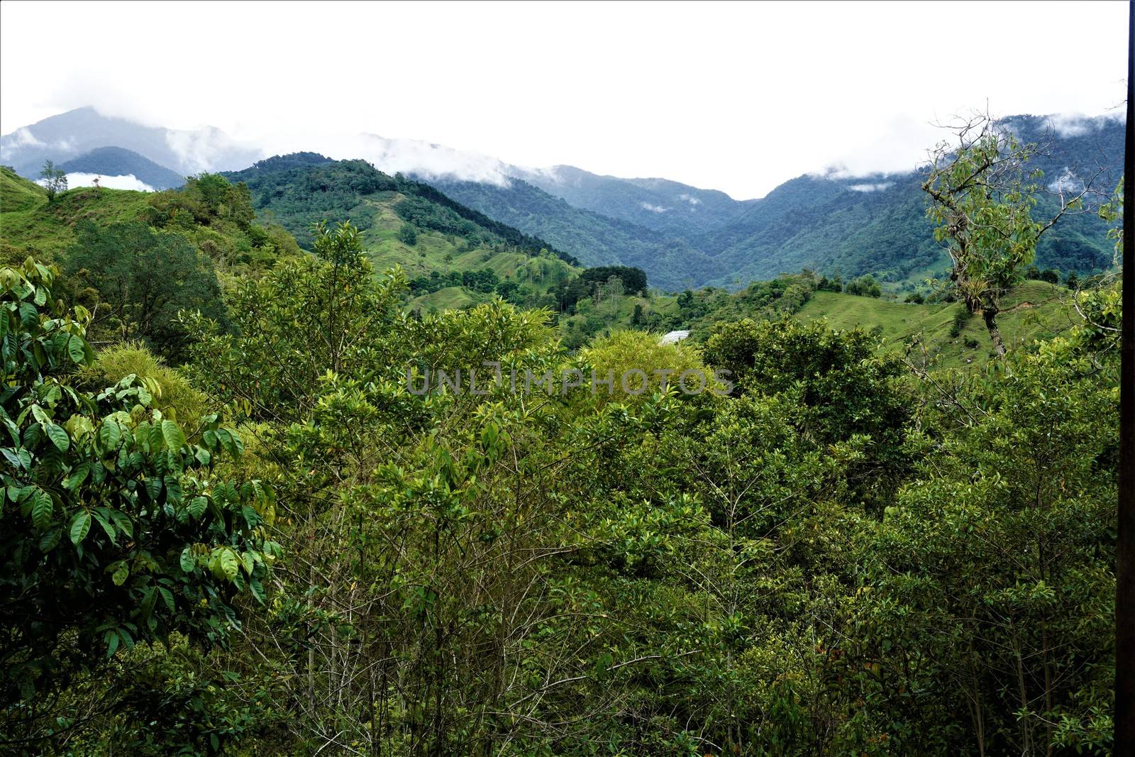 Beatuiful landscape of San Geardo de Rivas, Costa Rica