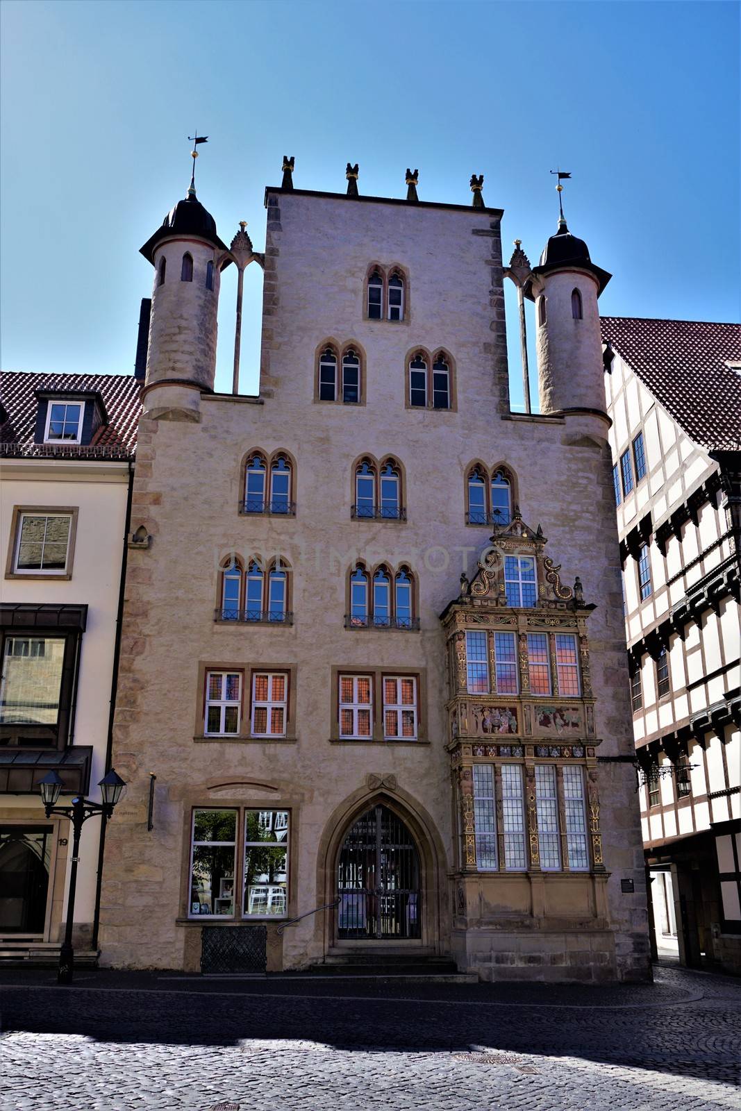 Beautiful house on the market square in Hildesheim, Germany