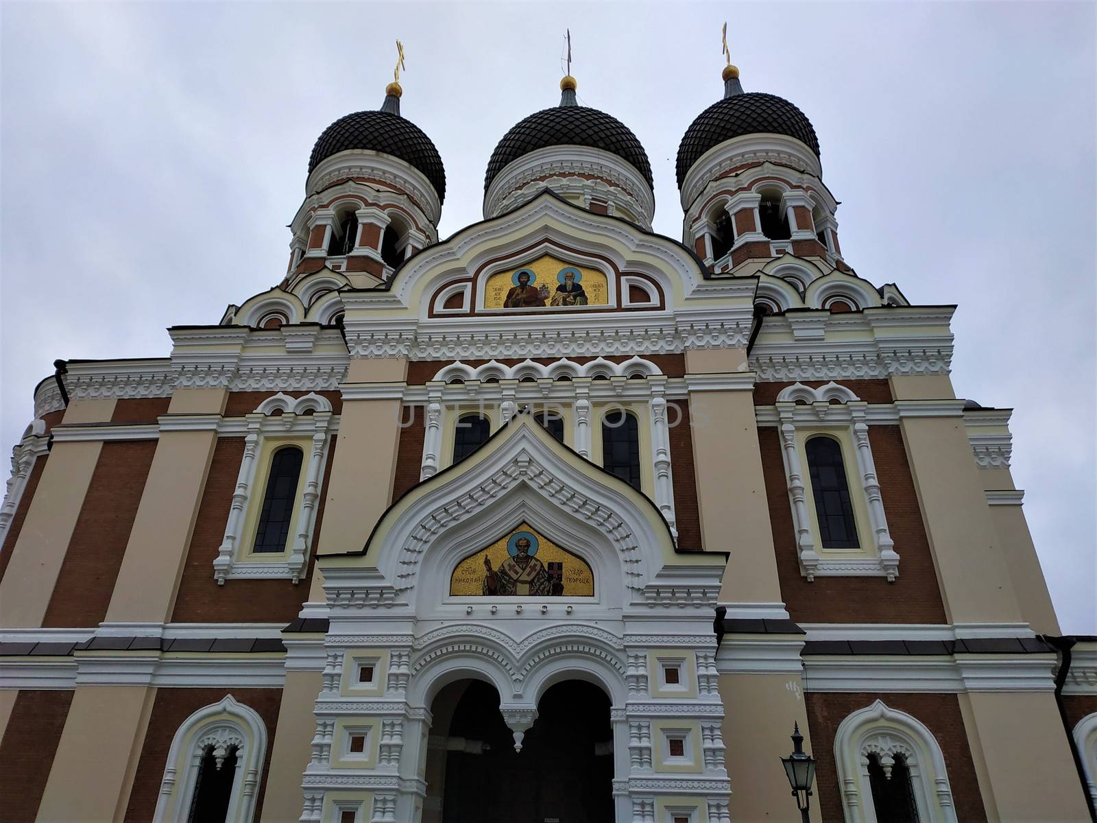 Backside of Alexander Nevsky Cathedral in Tallinn, Estonia