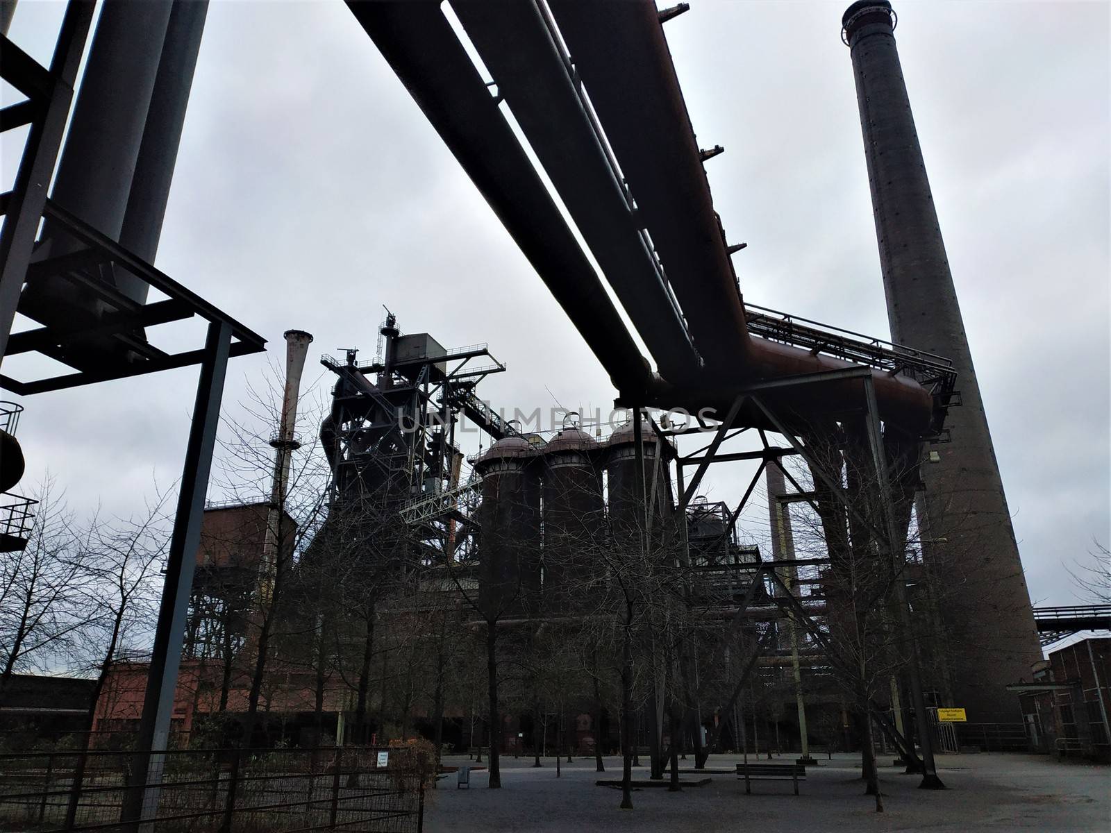 Impressive view on blast furnance in Duisburg-Nord by pisces2386