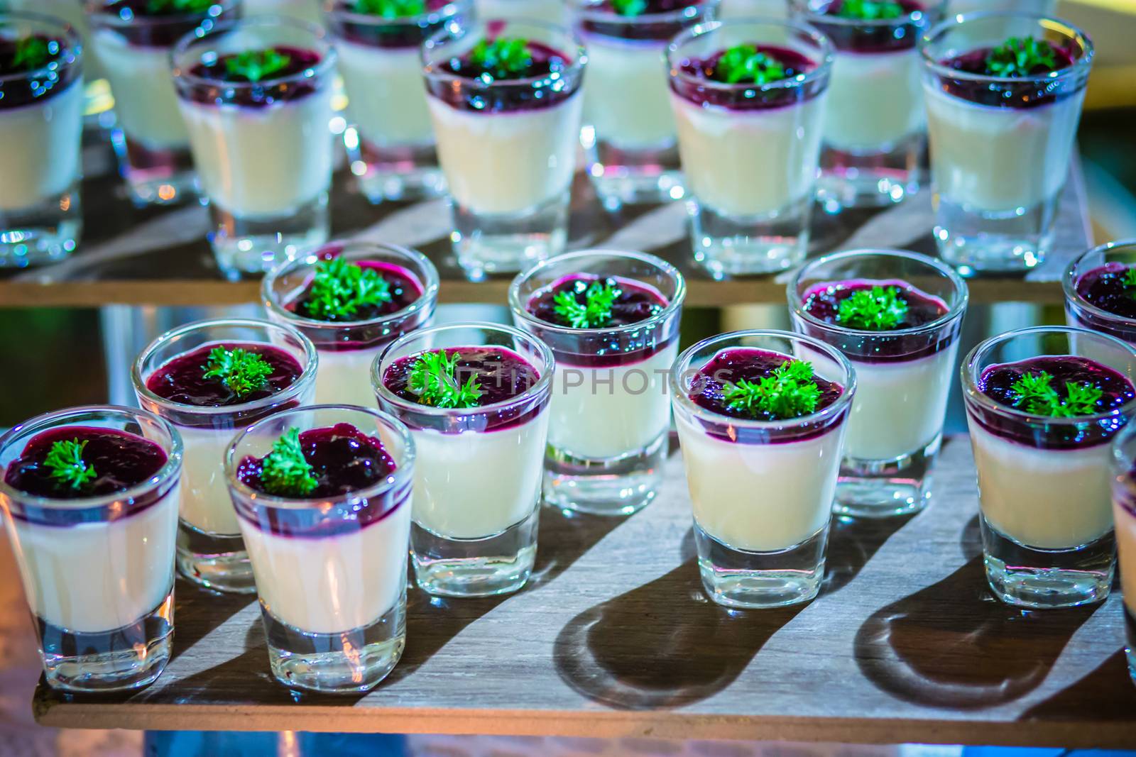 Blueberry panna-cotta recipes for party