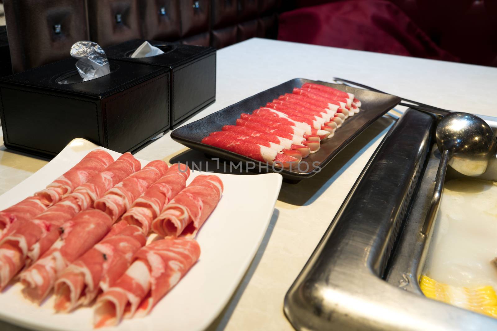 the meat and lamp slide for Chinese shabu style, yummy by psodaz