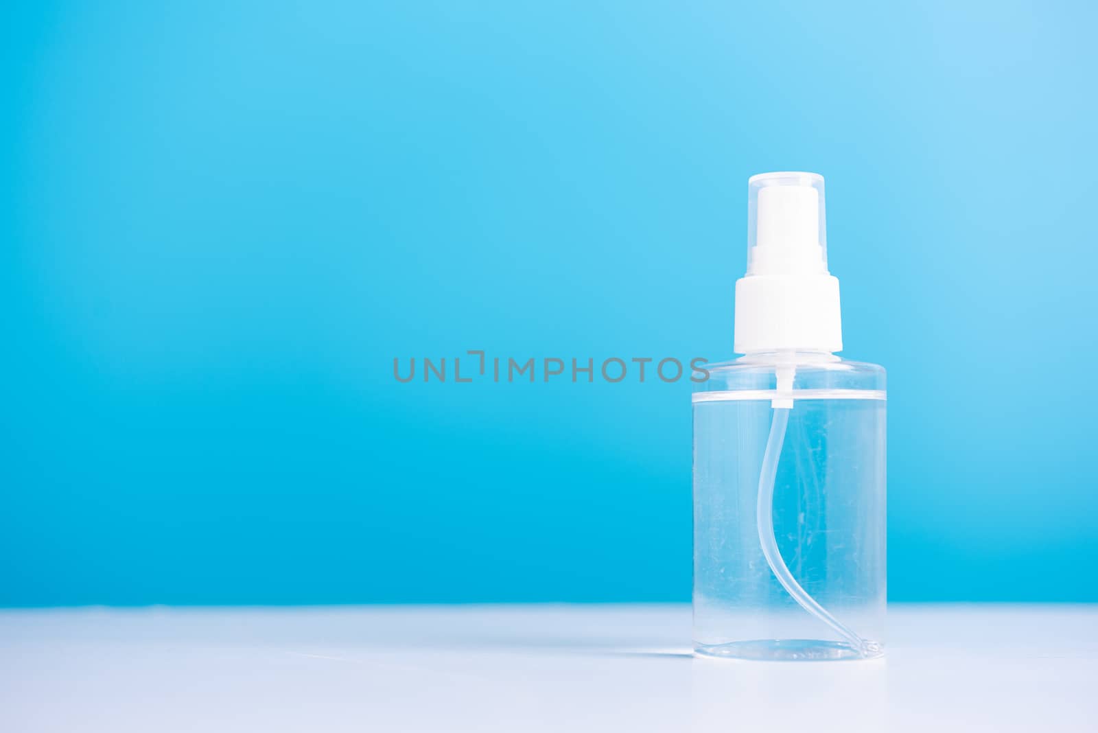 alcohol gel pump and spray bottle for washing hand by Sorapop