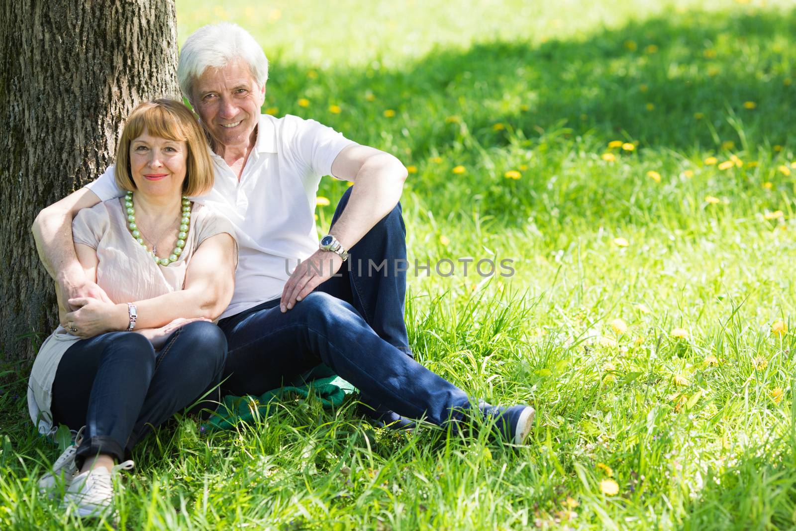 Senior couple enjoying togetherness by Yellowj