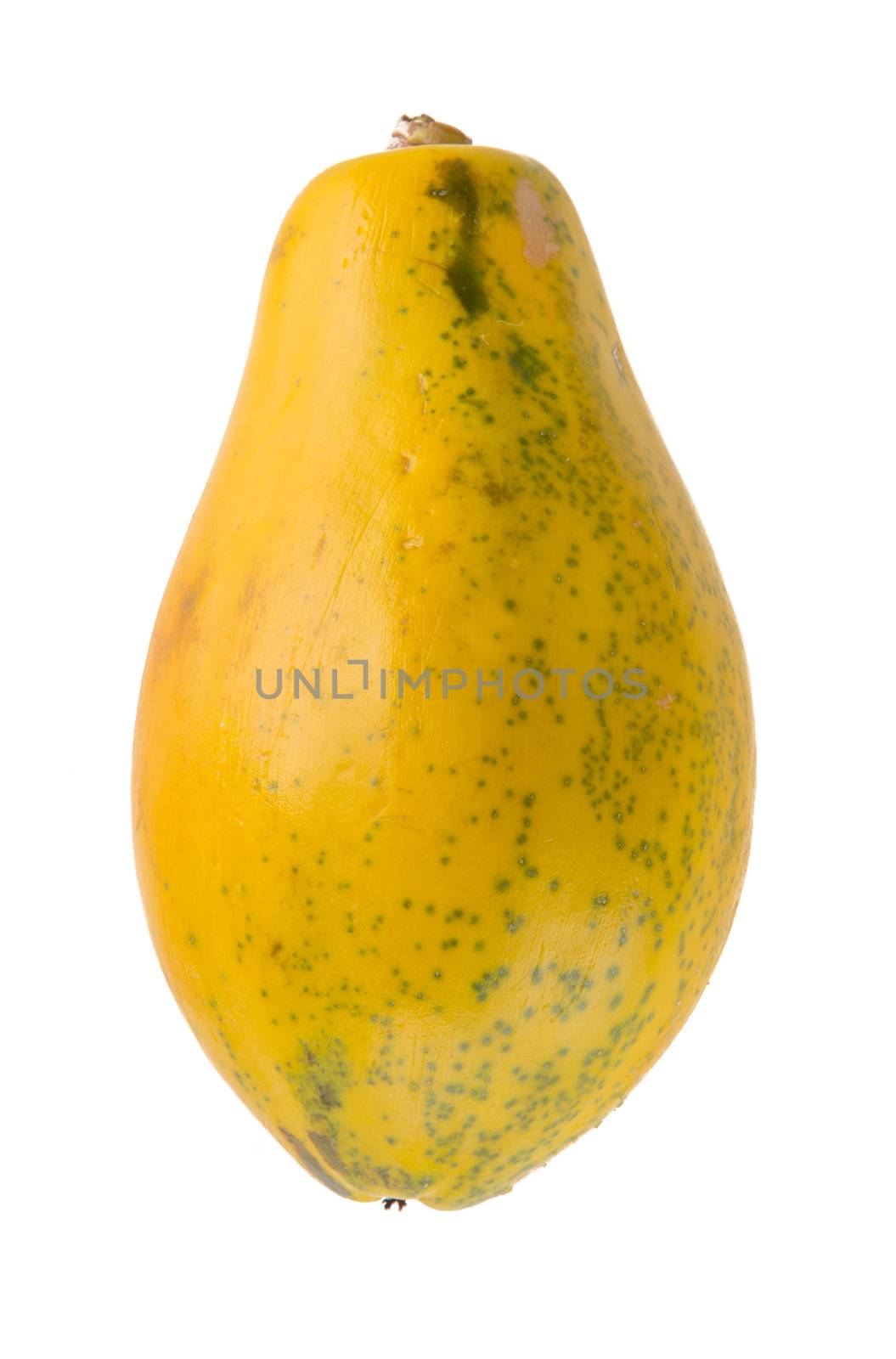 papaya isolated on white background