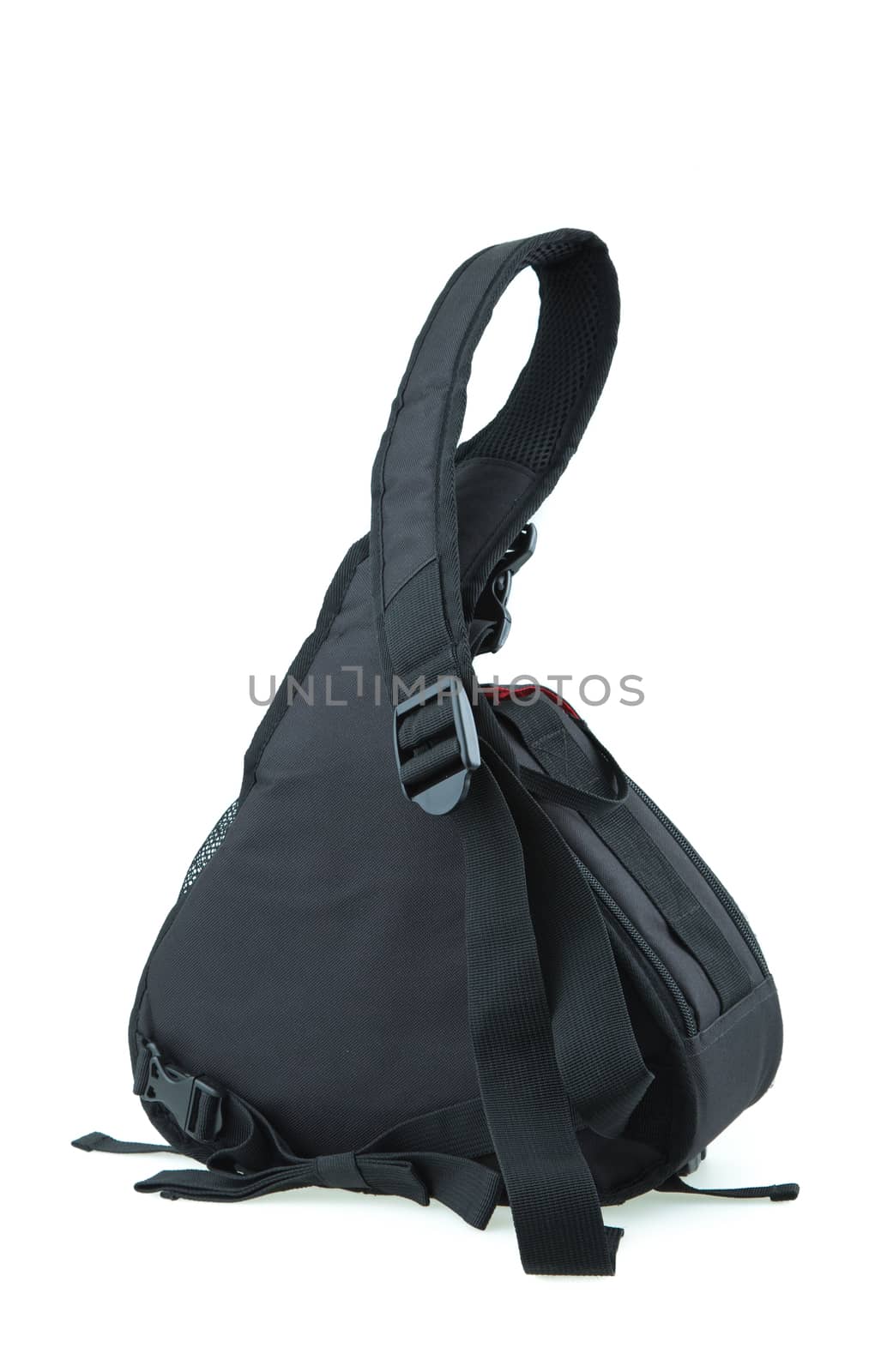 Black sling bag by tehcheesiong