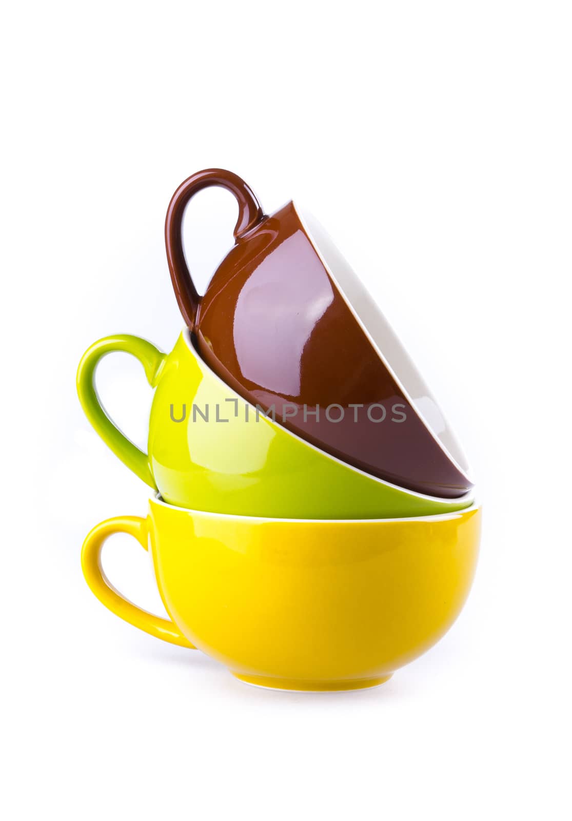 colorful ceramic cup by tehcheesiong