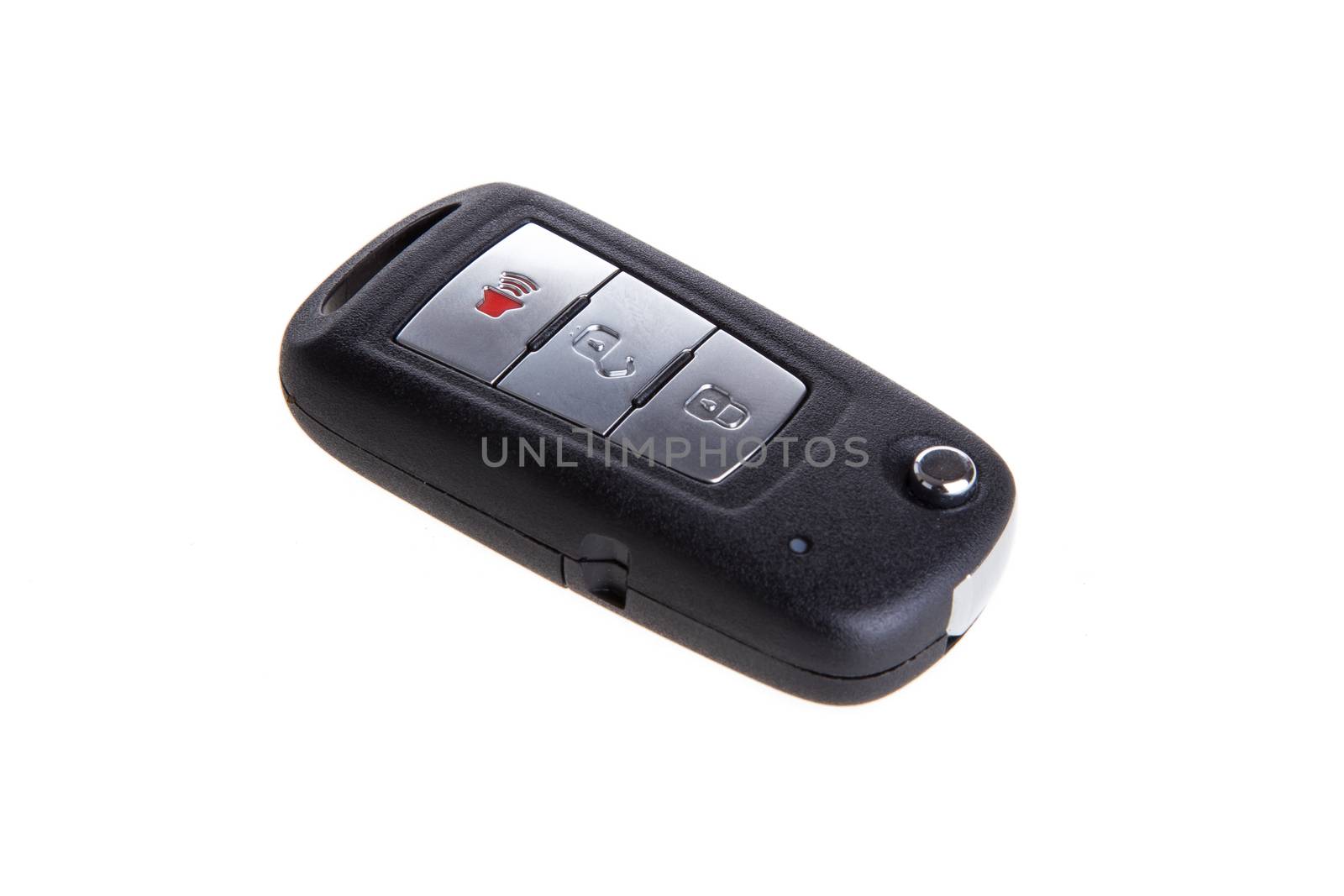 car key remote control isolated on white background