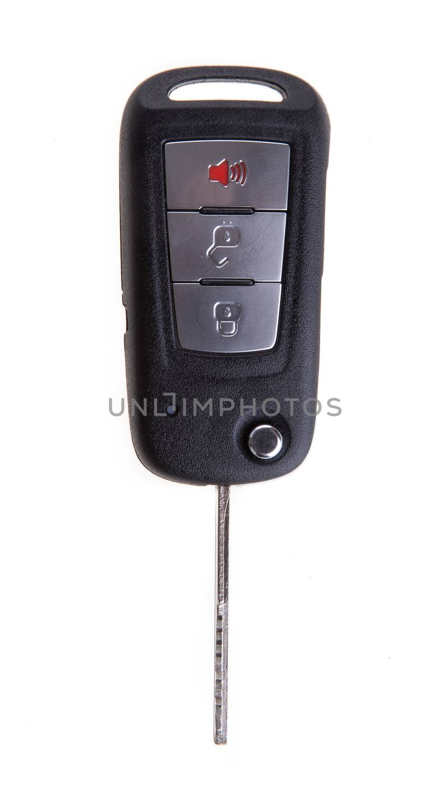 car key remote control isolated on white background