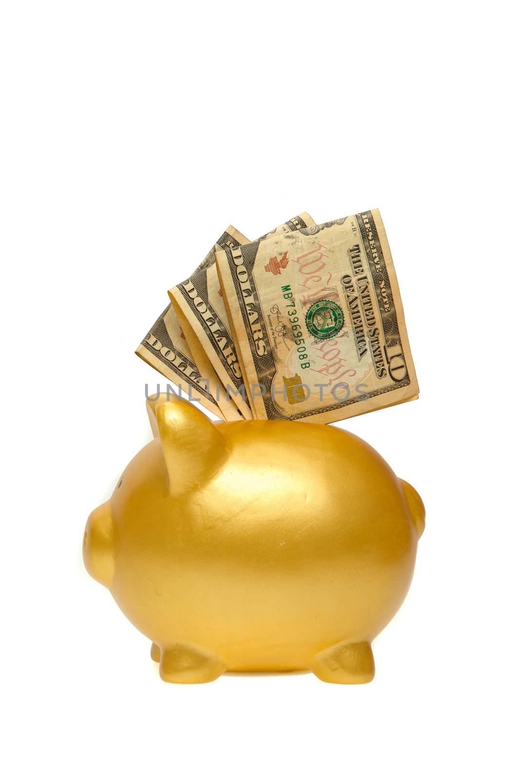 Golden Piggy Bank by tehcheesiong