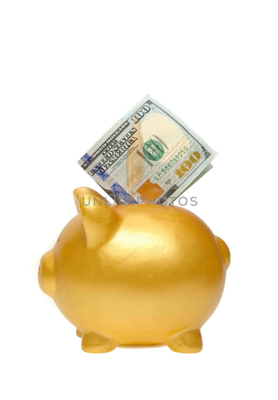 Golden Piggy Bank by tehcheesiong