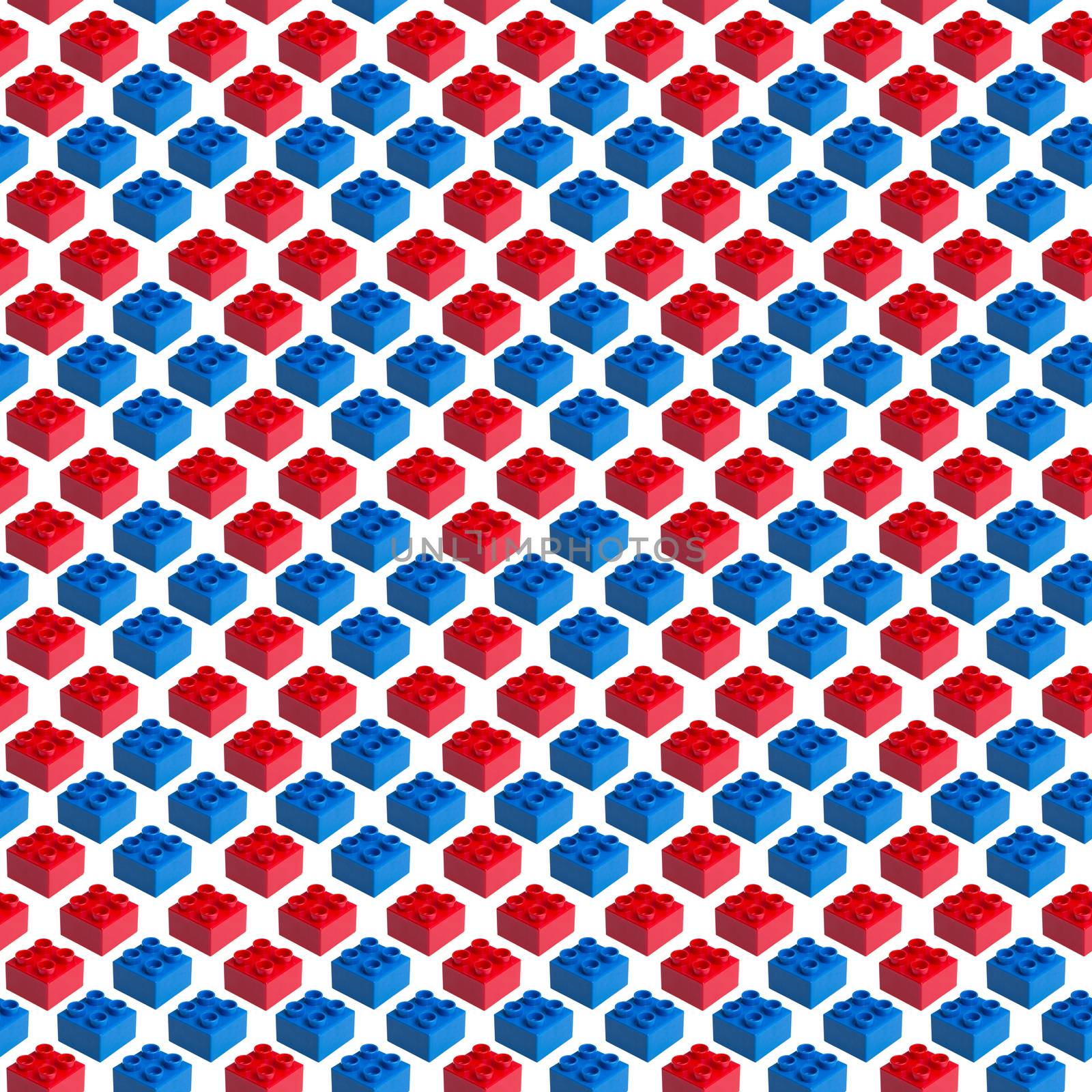 seamless pattern plastic block by tehcheesiong