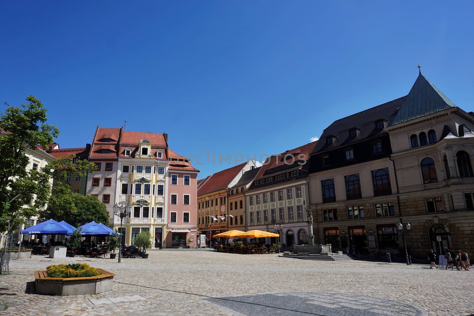 Beautiful scenery on the Hauptmarkt of Bautzen by pisces2386