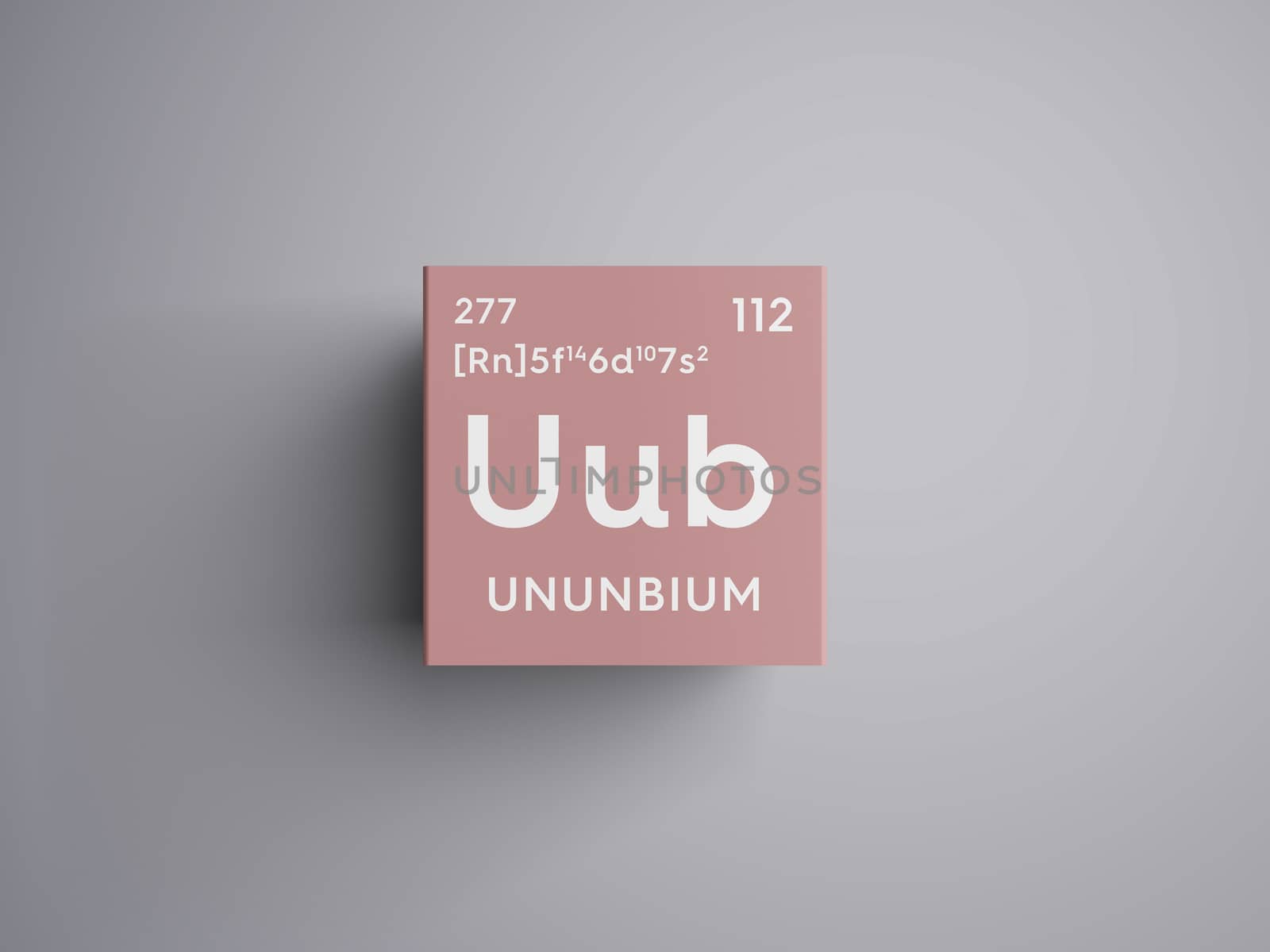 Ununbium. Transition metals. Chemical Element of Mendeleev's Per by sanches812