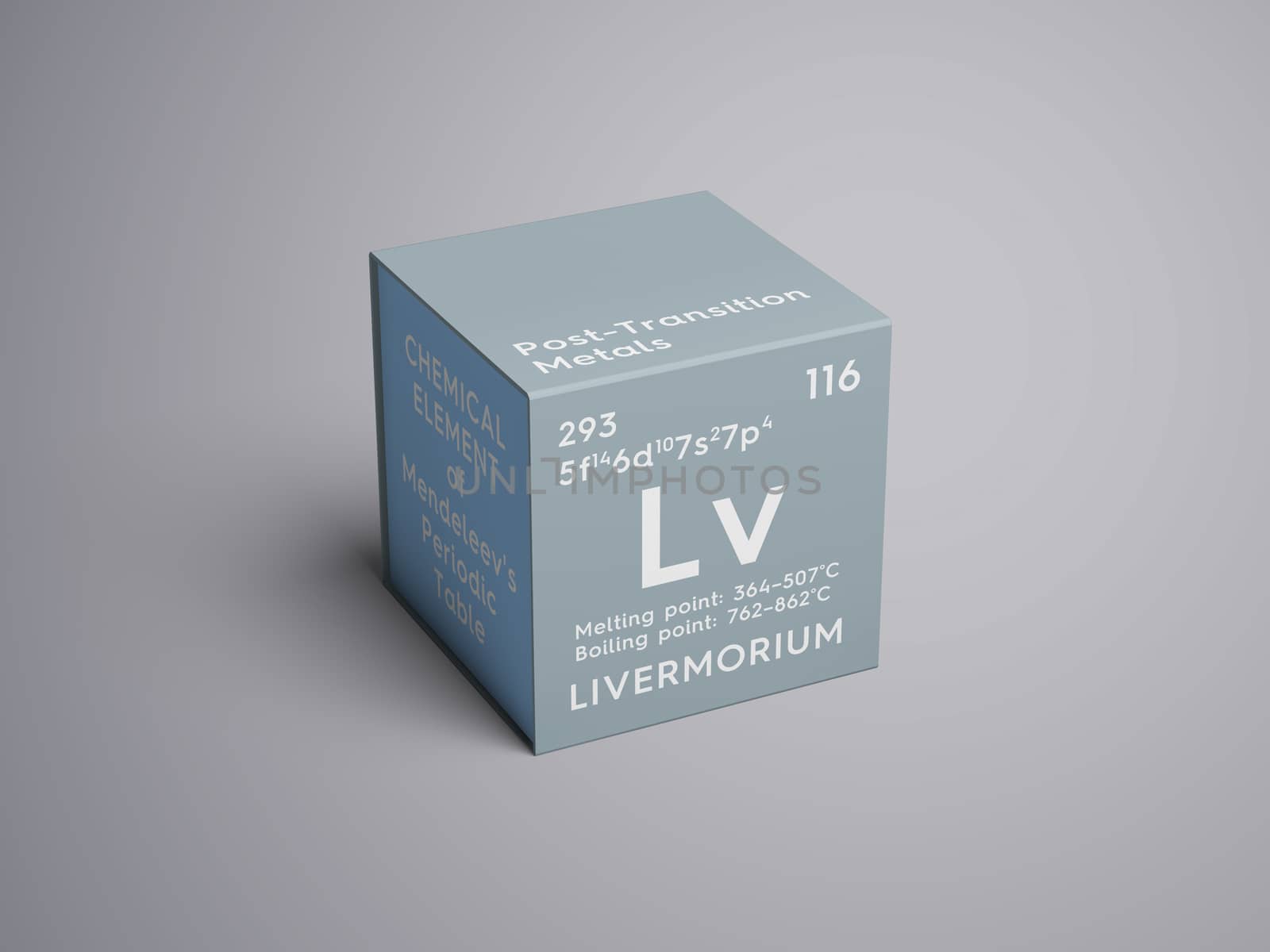 Livermorium. Post-transition metals. Chemical Element of Mendele by sanches812